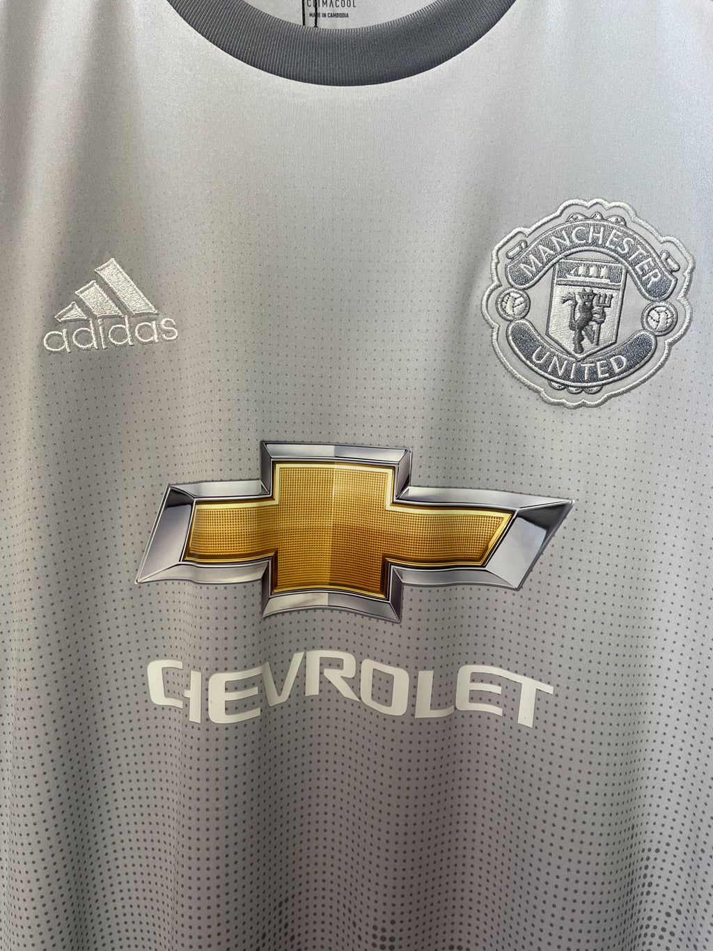Manchester United 2017/18 Adidas Third Kit Football Jersey - Large