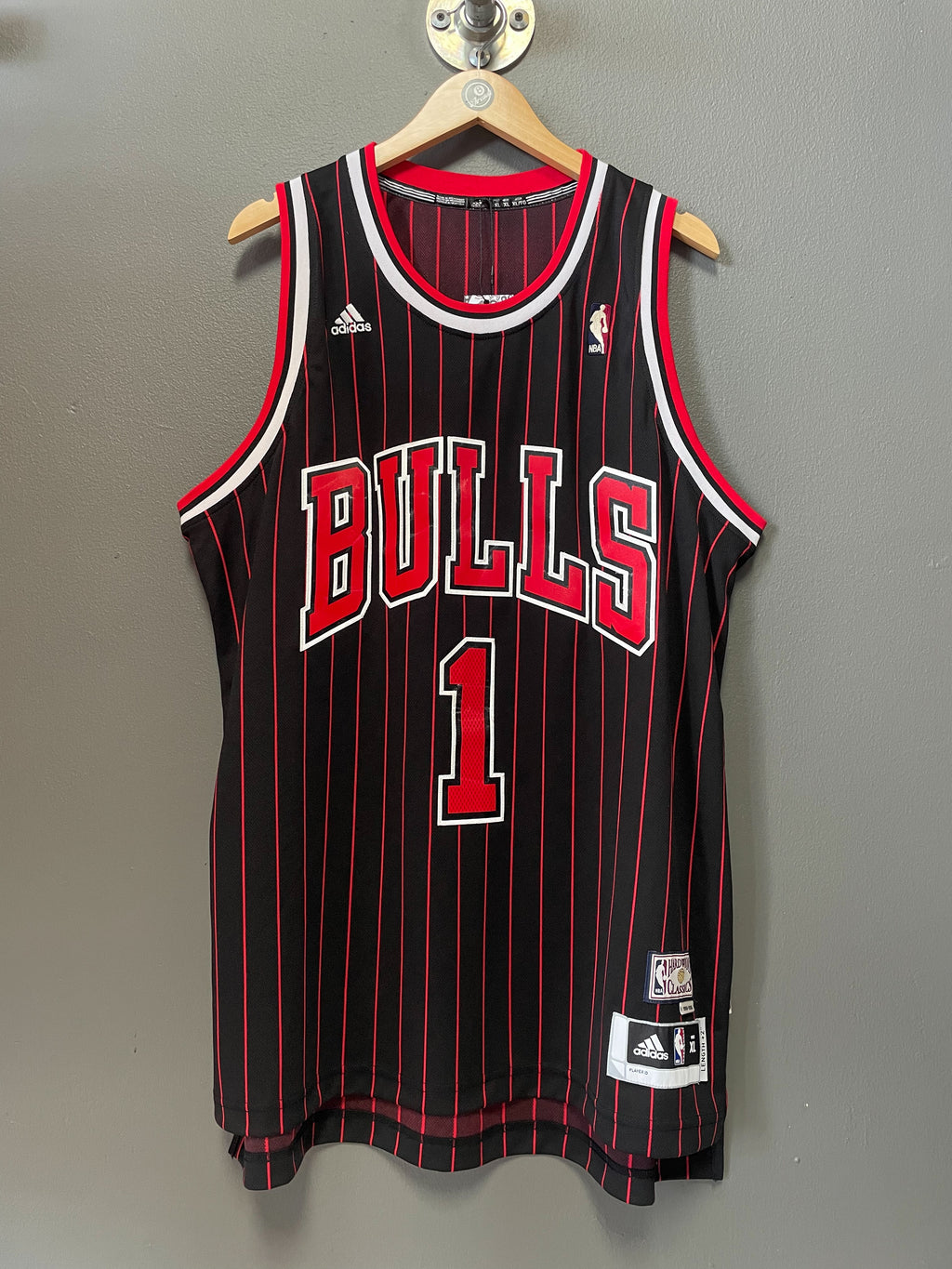 Chicago Bulls NBA Adidas "Rose 1" Basketball Vest - Extra Large