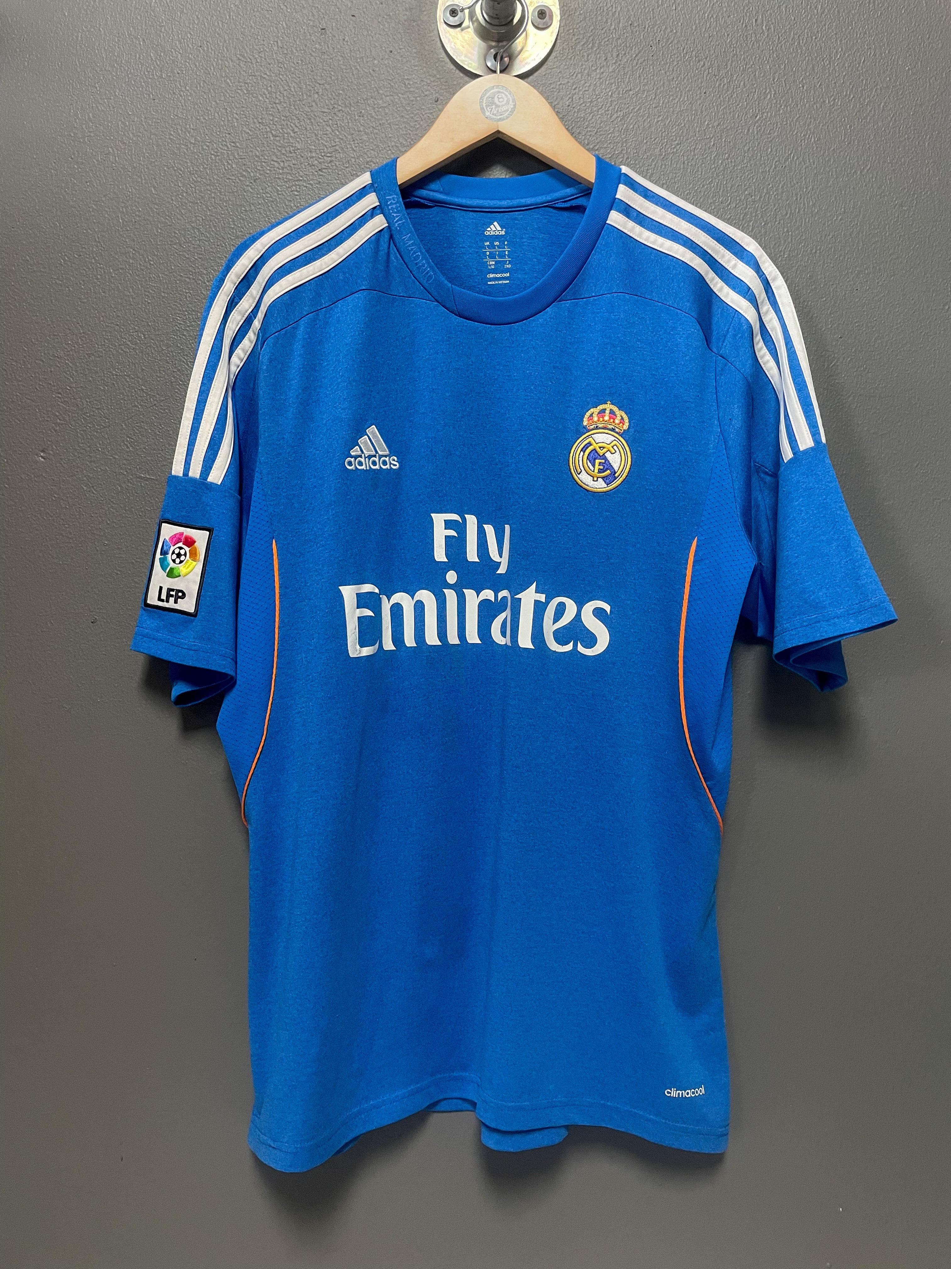 Real Madrid 2013/14 Adidas Away Football Jersey - Large