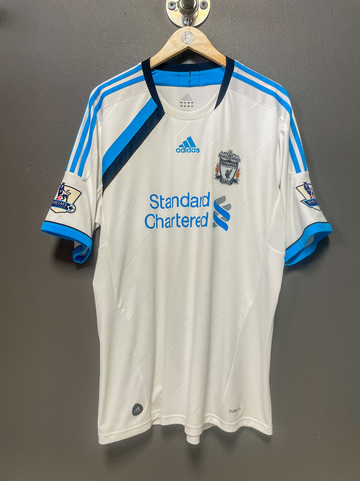 Liverpool FC 2011/12 Adidas Third Kit Football Jersey - Extra Large