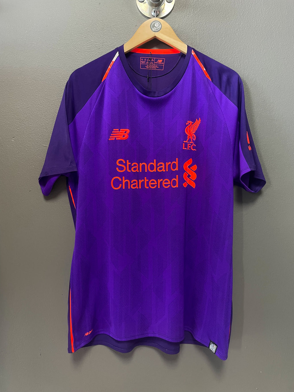 Liverpool FC 2018/19 Away New Balance Football Jersey - Large