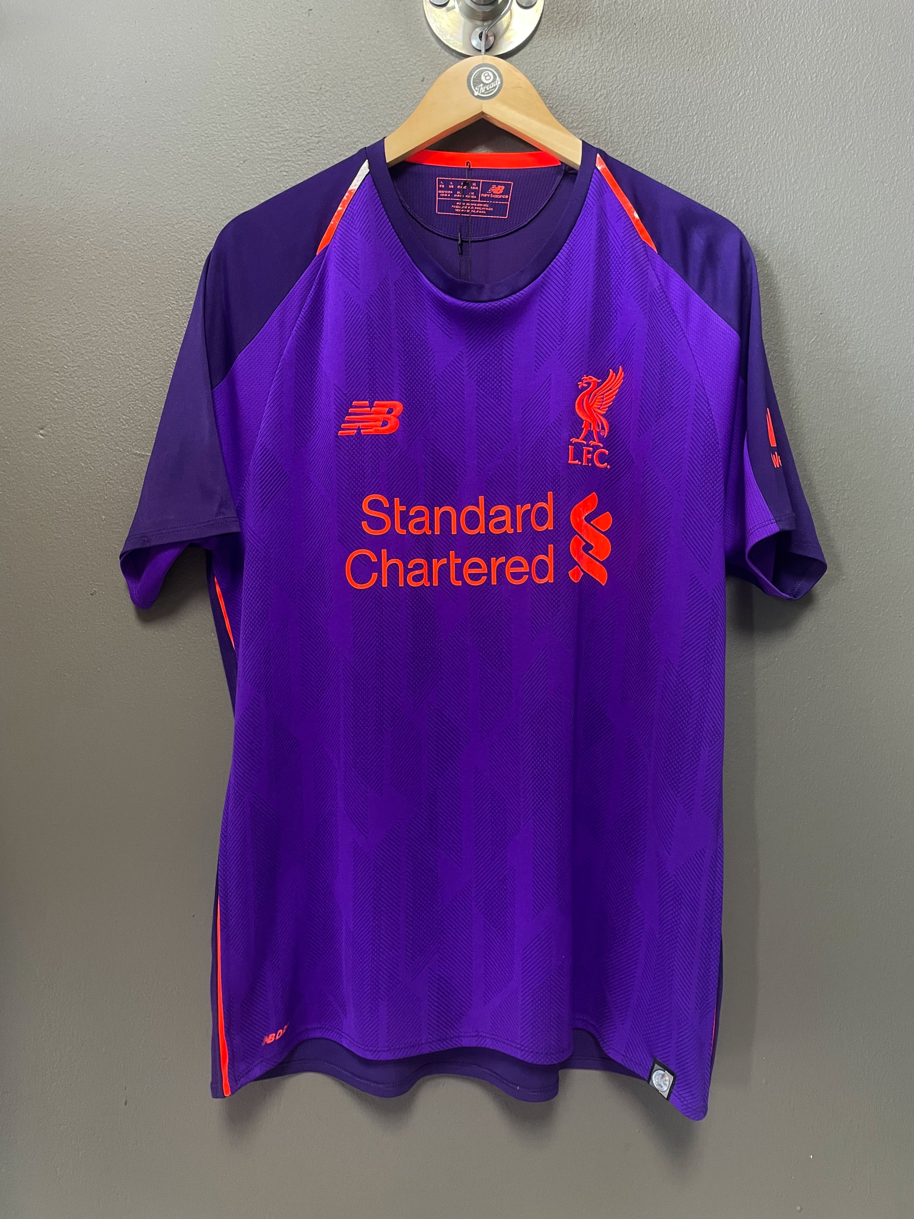 Liverpool FC 2018/19 Away New Balance Football Jersey - Large