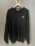 Stone Island Ribbed Crew Neck Knit Sweater - Large