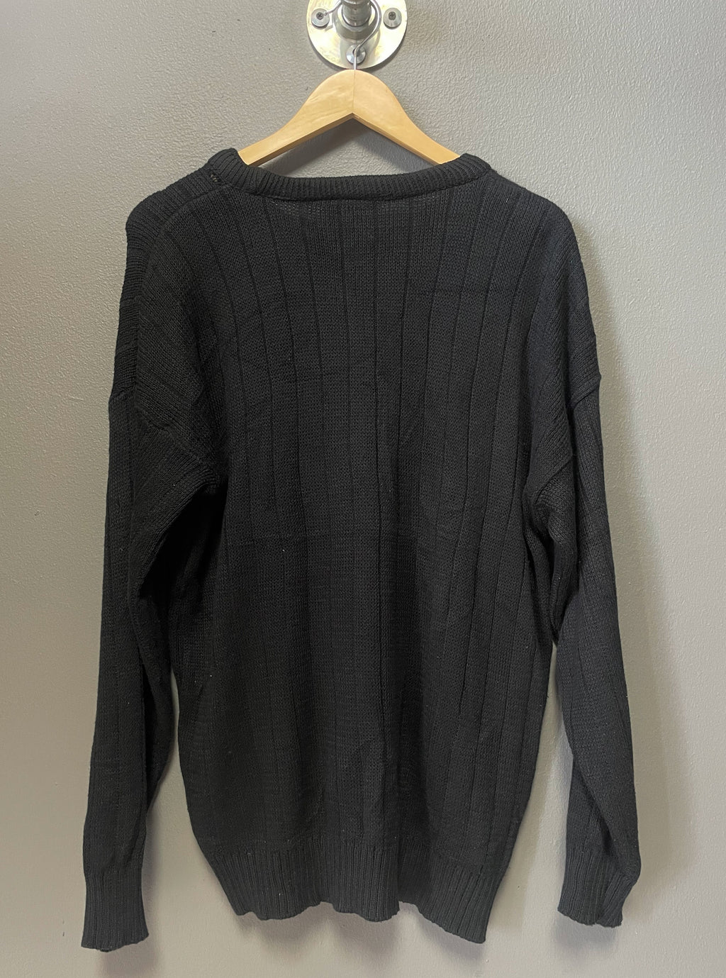 Stone Island Ribbed Crew Neck Knit Sweater - Large