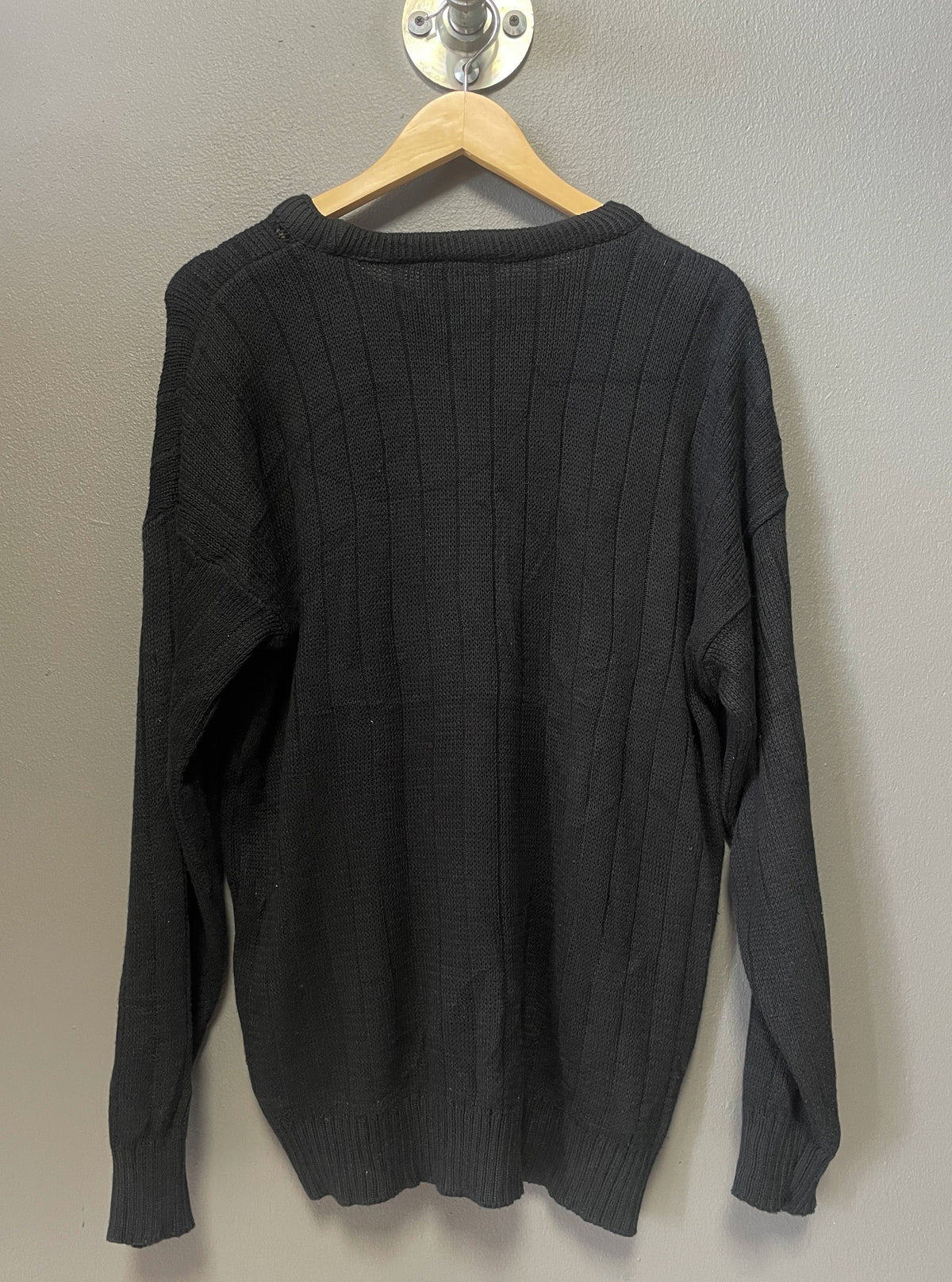 Stone Island Ribbed Crew Neck Knit Sweater - Large