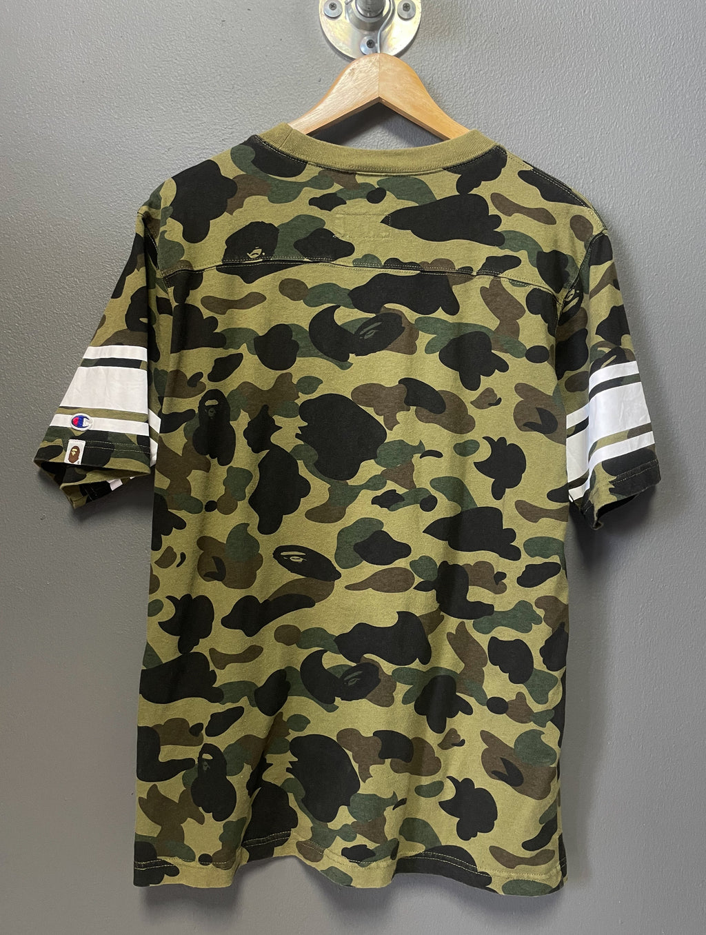 Bape x Champion Camo Tee - Large