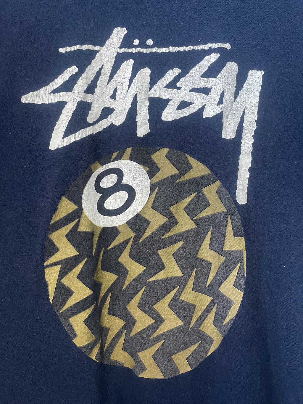 Stussy Reflective 8Ball Tee - Medium