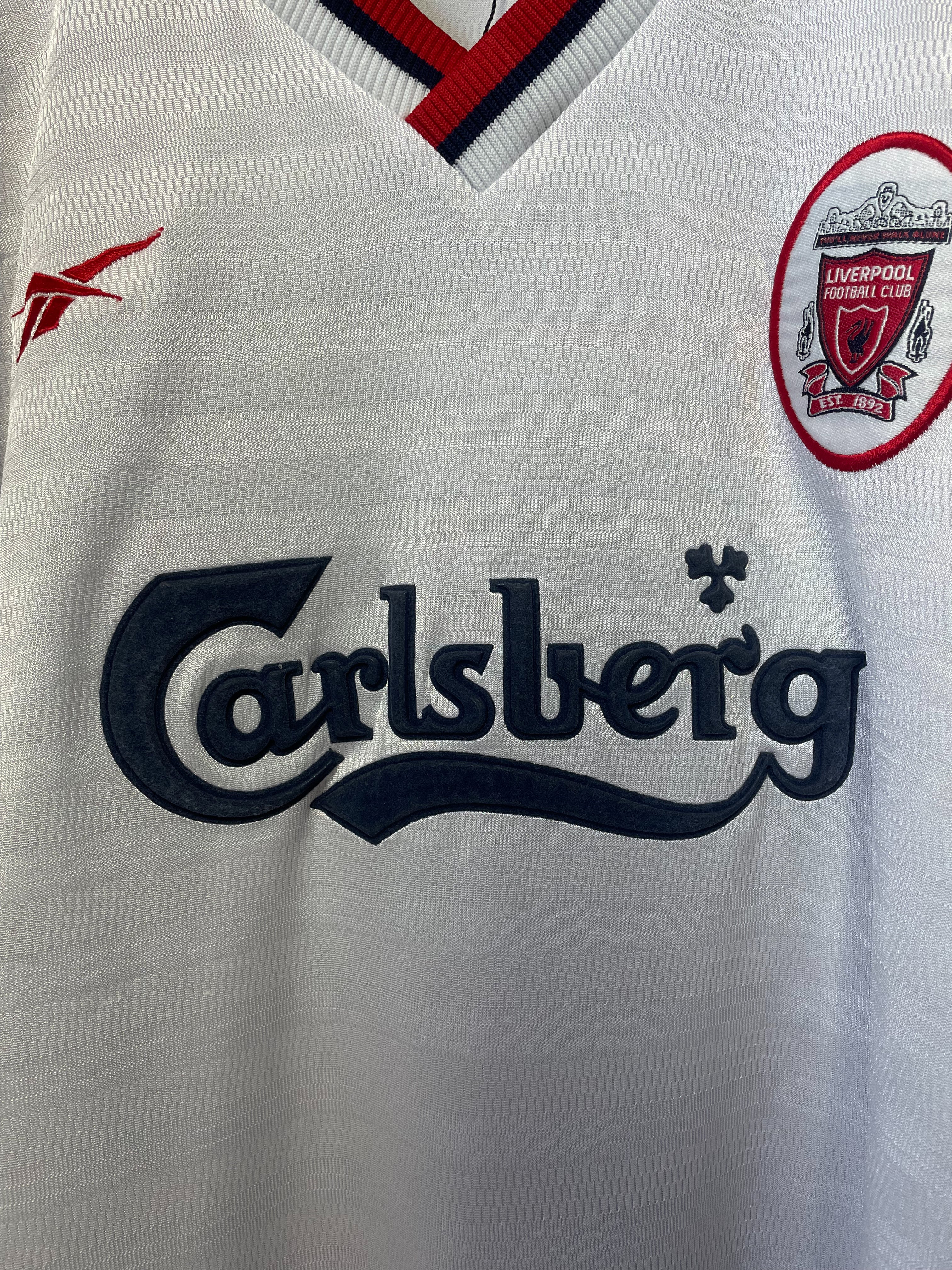 Liverpool FC 1998/99 Reebok Away Football Jersey - Extra Large