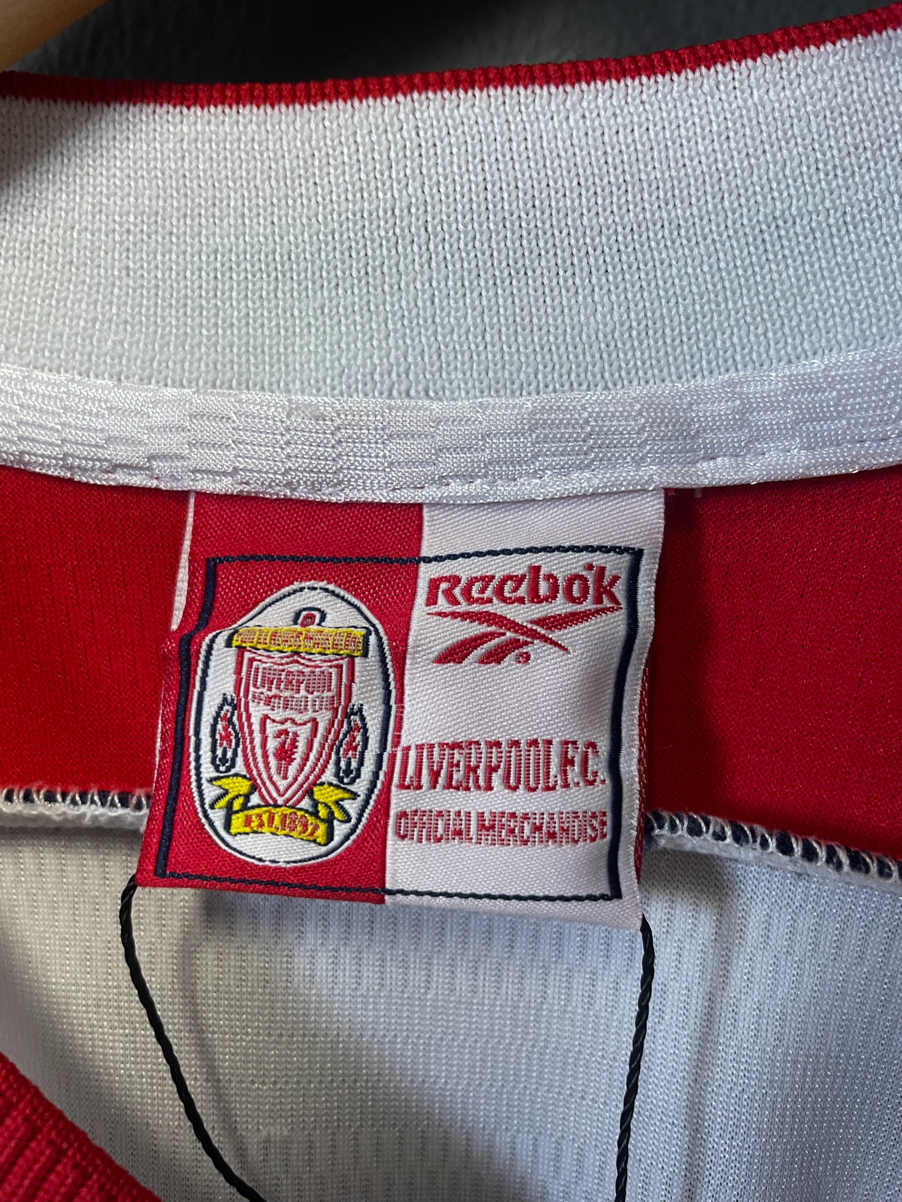 Liverpool FC 1998/99 Reebok Away Football Jersey - Extra Large