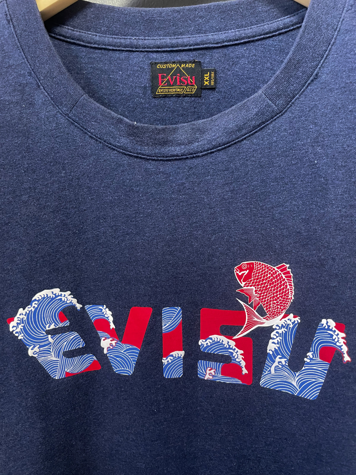 Evisu Koi Waves Tee - XXL
