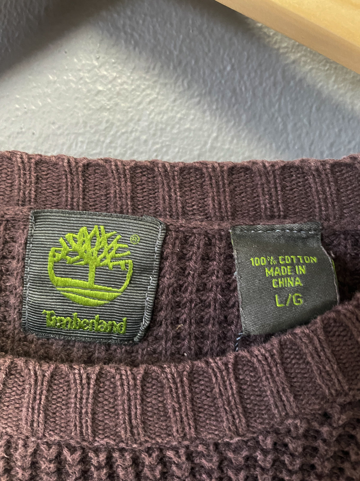 Timberland Waffle Knit Sweater - Large