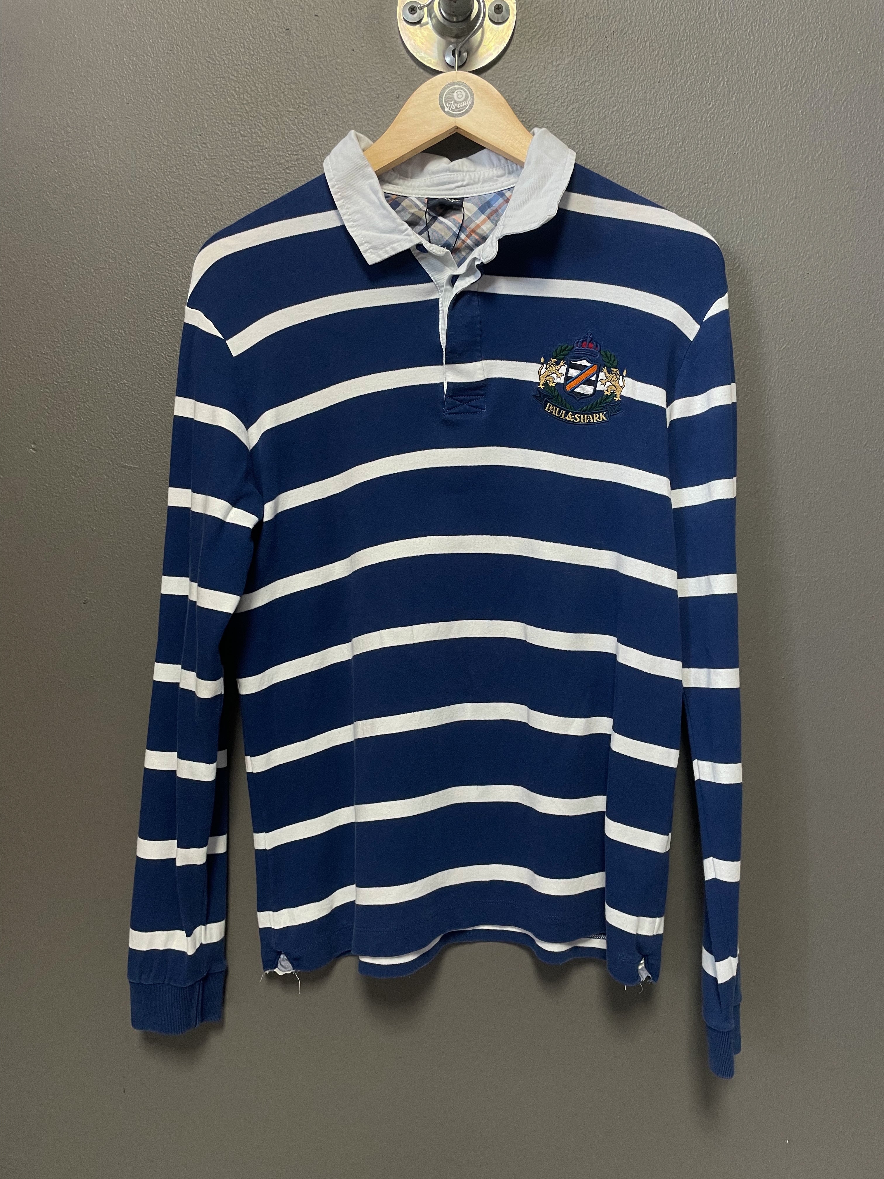 Paul & Shark Stripe LS Golfer - Small