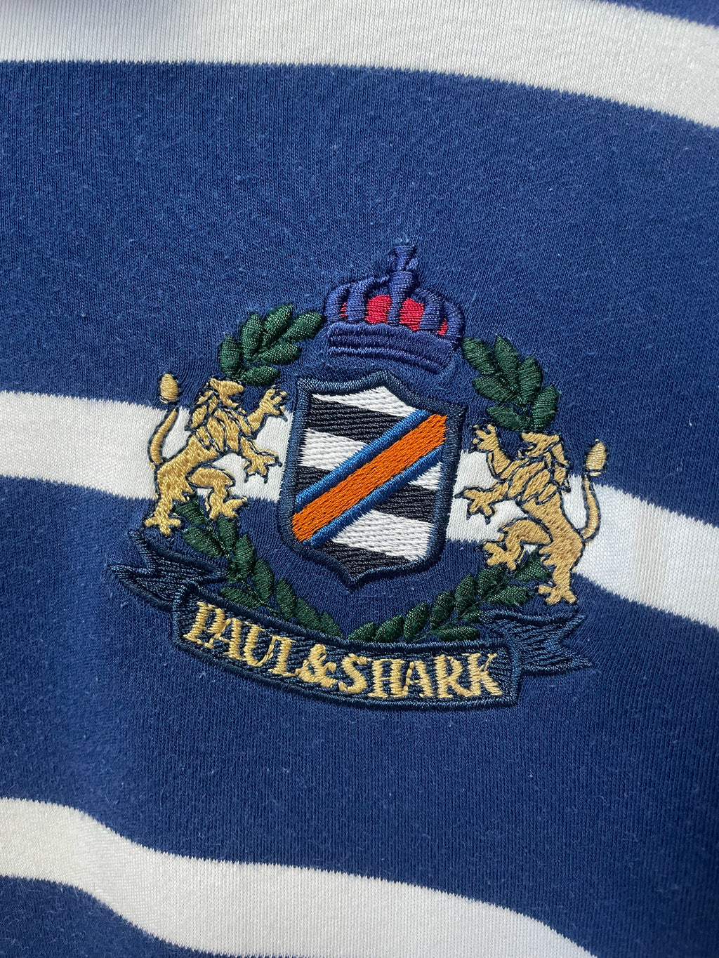 Paul & Shark Stripe LS Golfer - Small