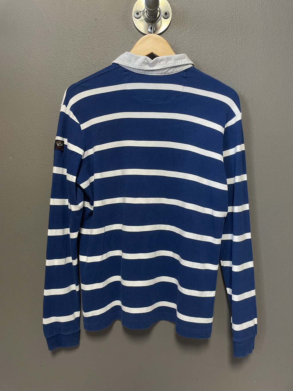 Paul & Shark Stripe LS Golfer - Small
