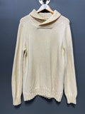 Stone Island Shawl Collar Knit Pullover Sweater - Large