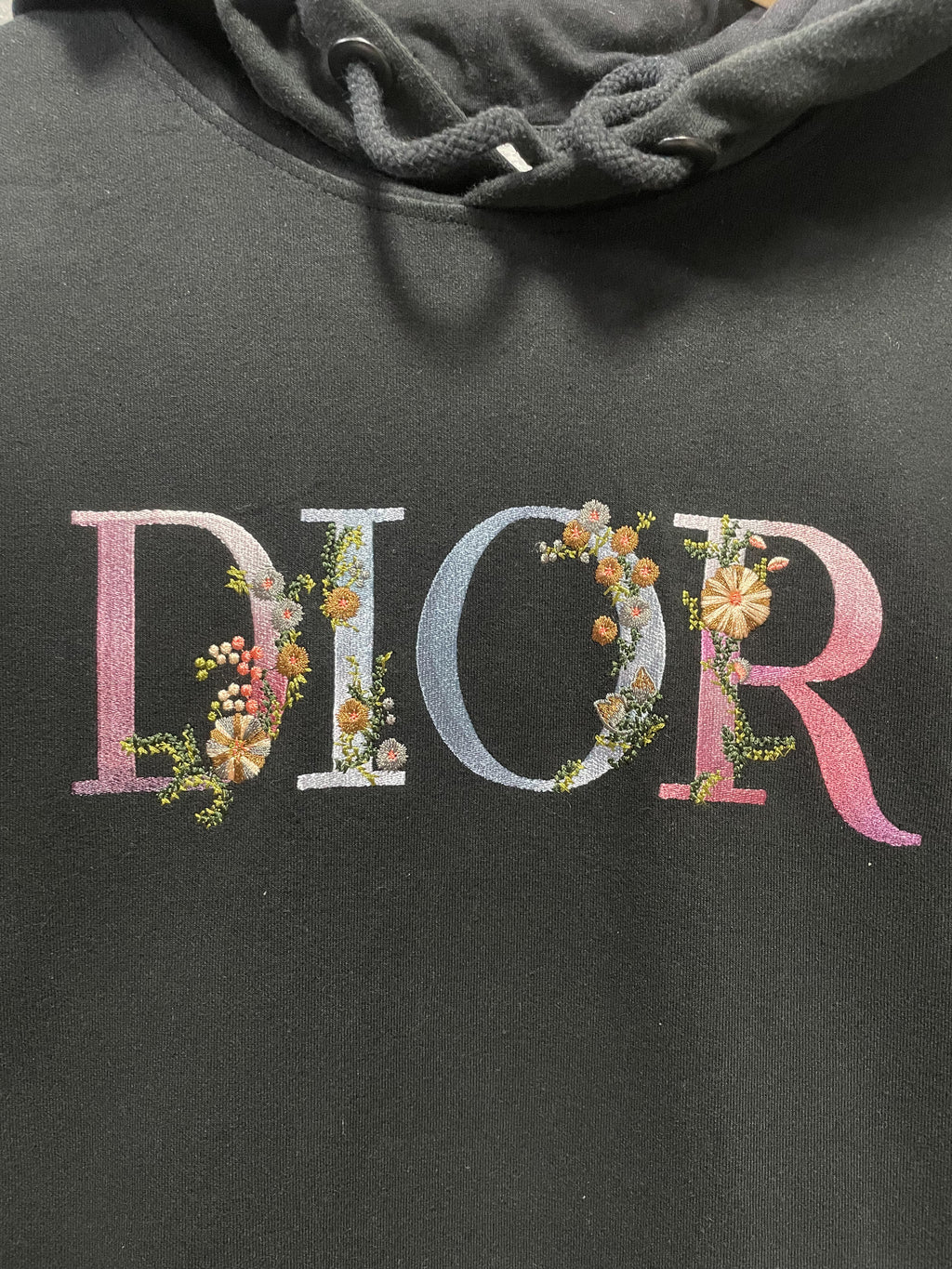 Christian Dior Floral Hoodie - Small