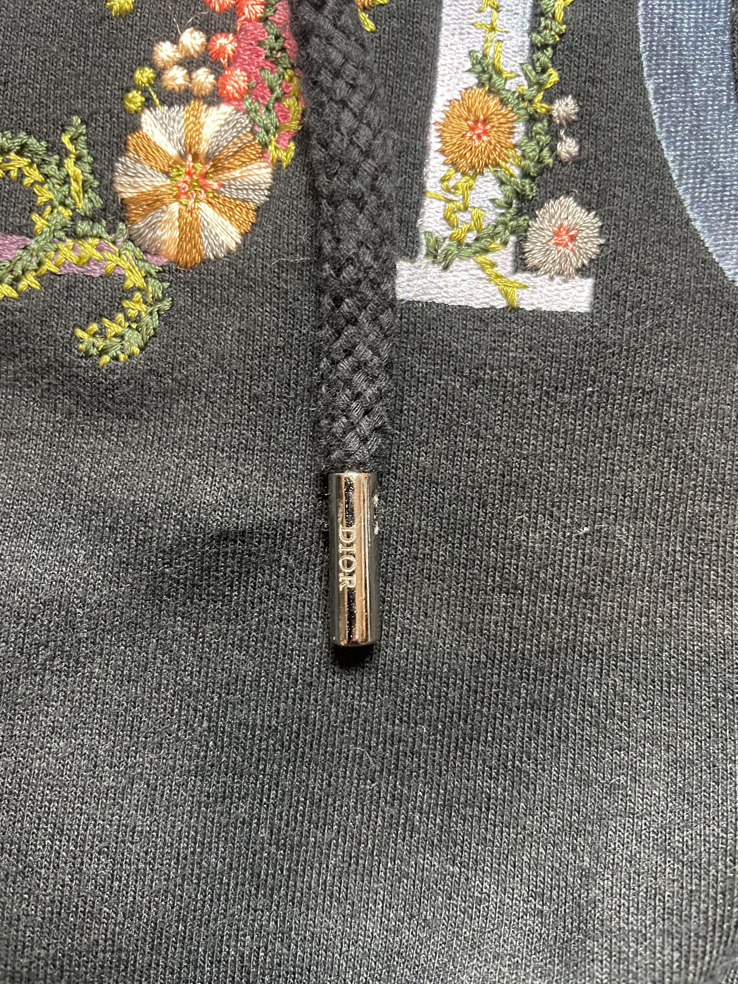 Christian Dior Floral Hoodie - Small