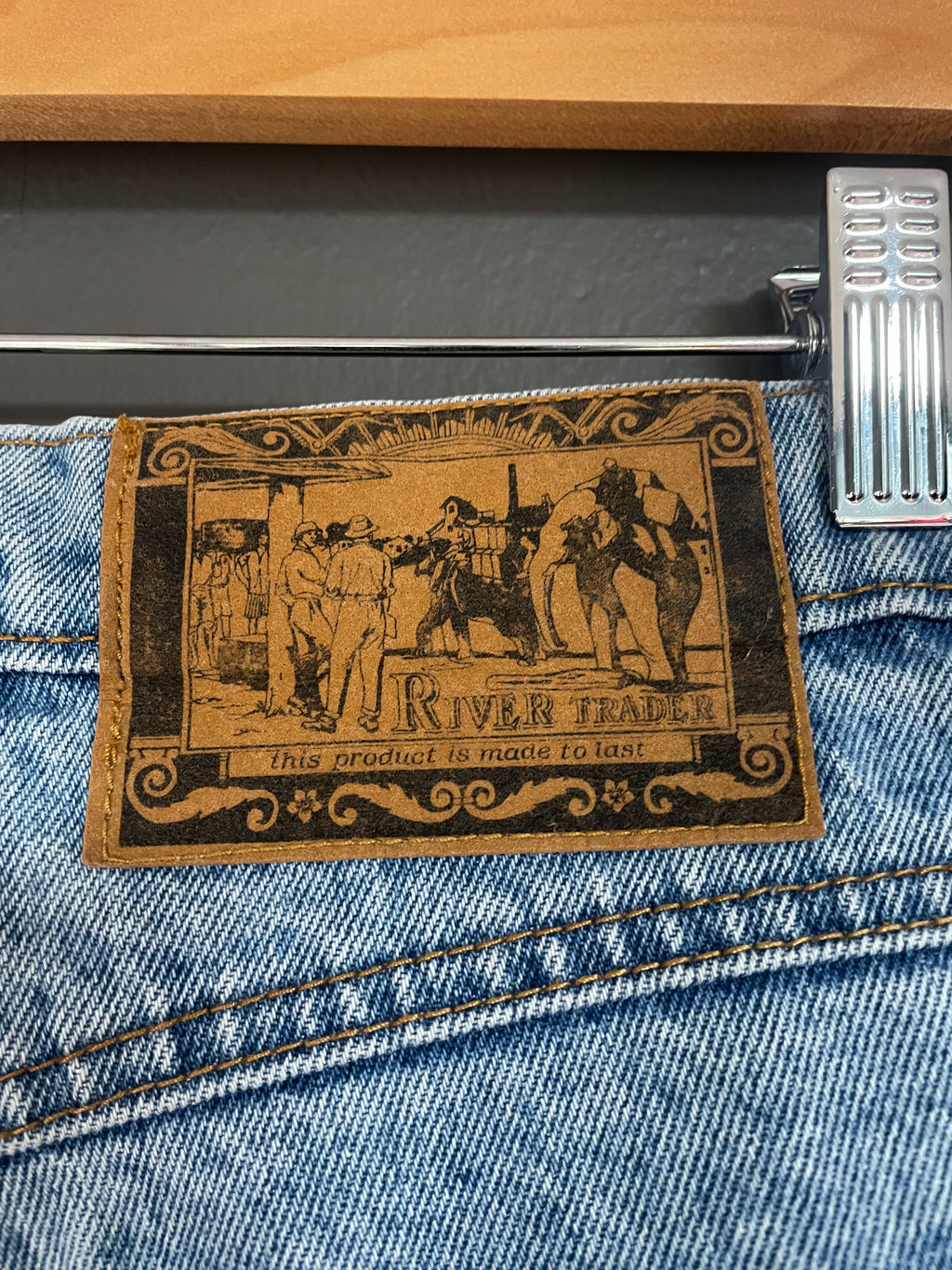 River Baggy Denim Jeans - XS