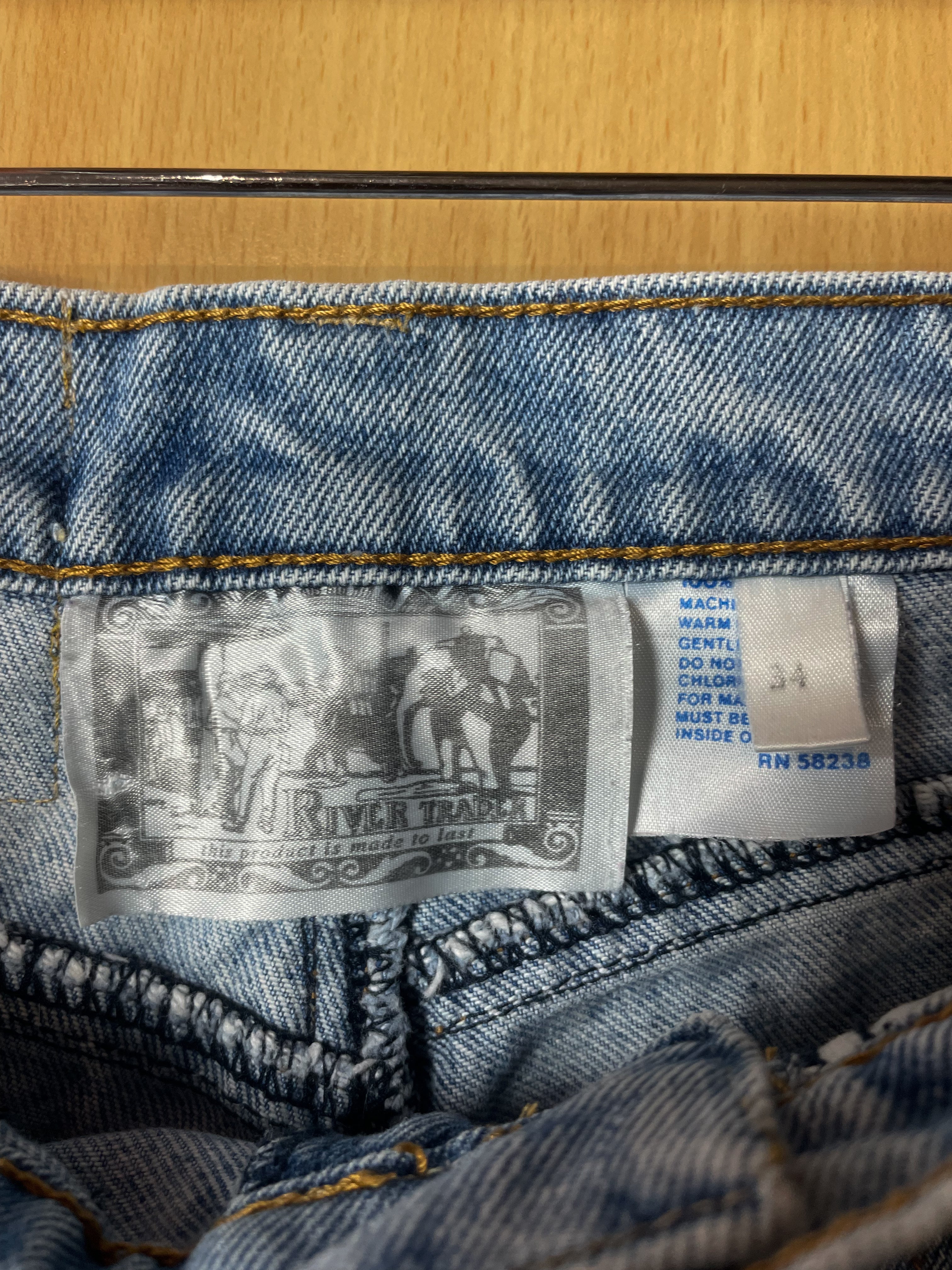 River Baggy Denim Jeans - XS