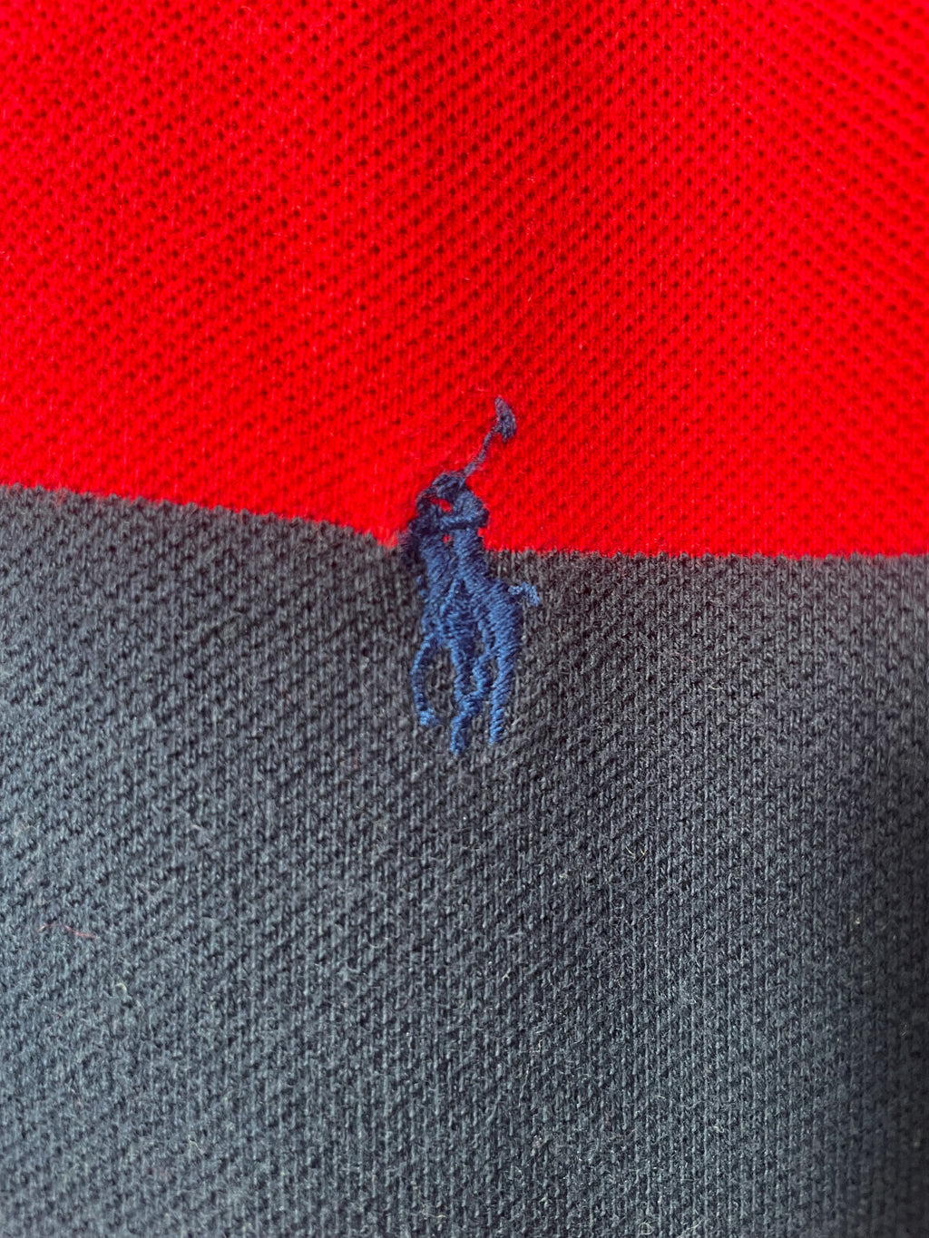 Polo Ralph Lauren Striped Small Pony S/S Golfer - Medium