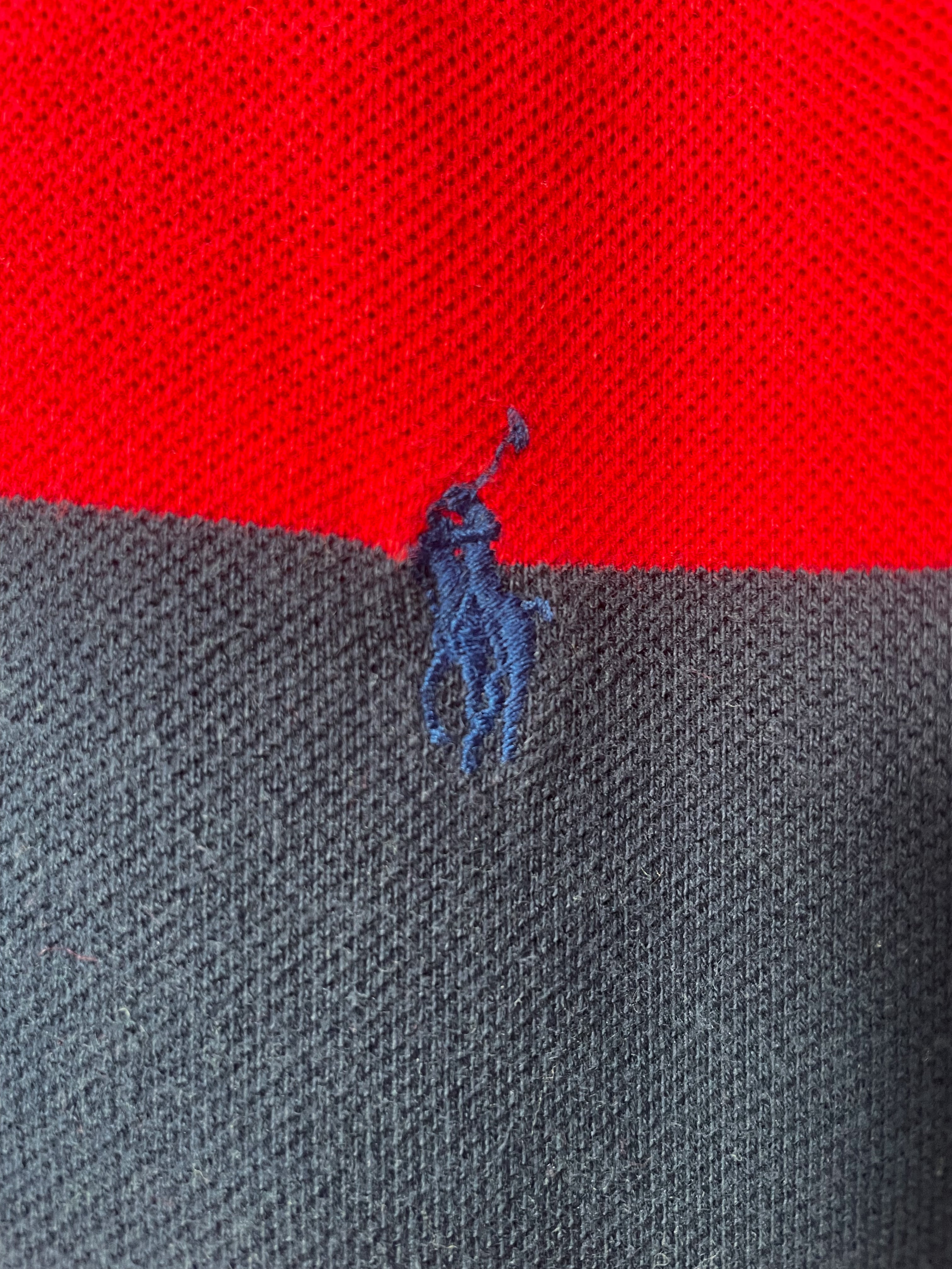 Polo Ralph Lauren Striped Small Pony S/S Golfer - Medium