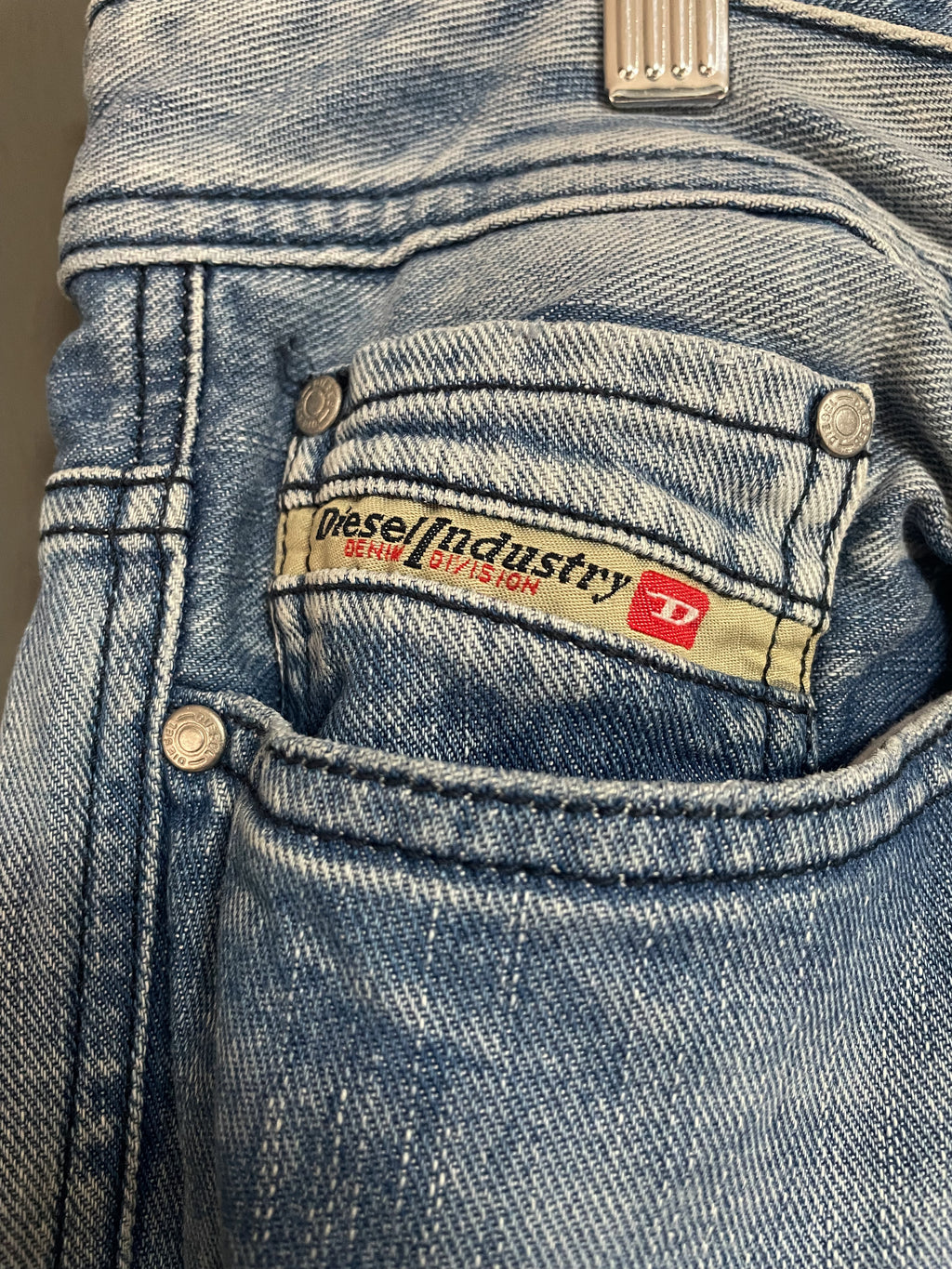 Diesel Washed Denim Jeans - 32 (Medium)