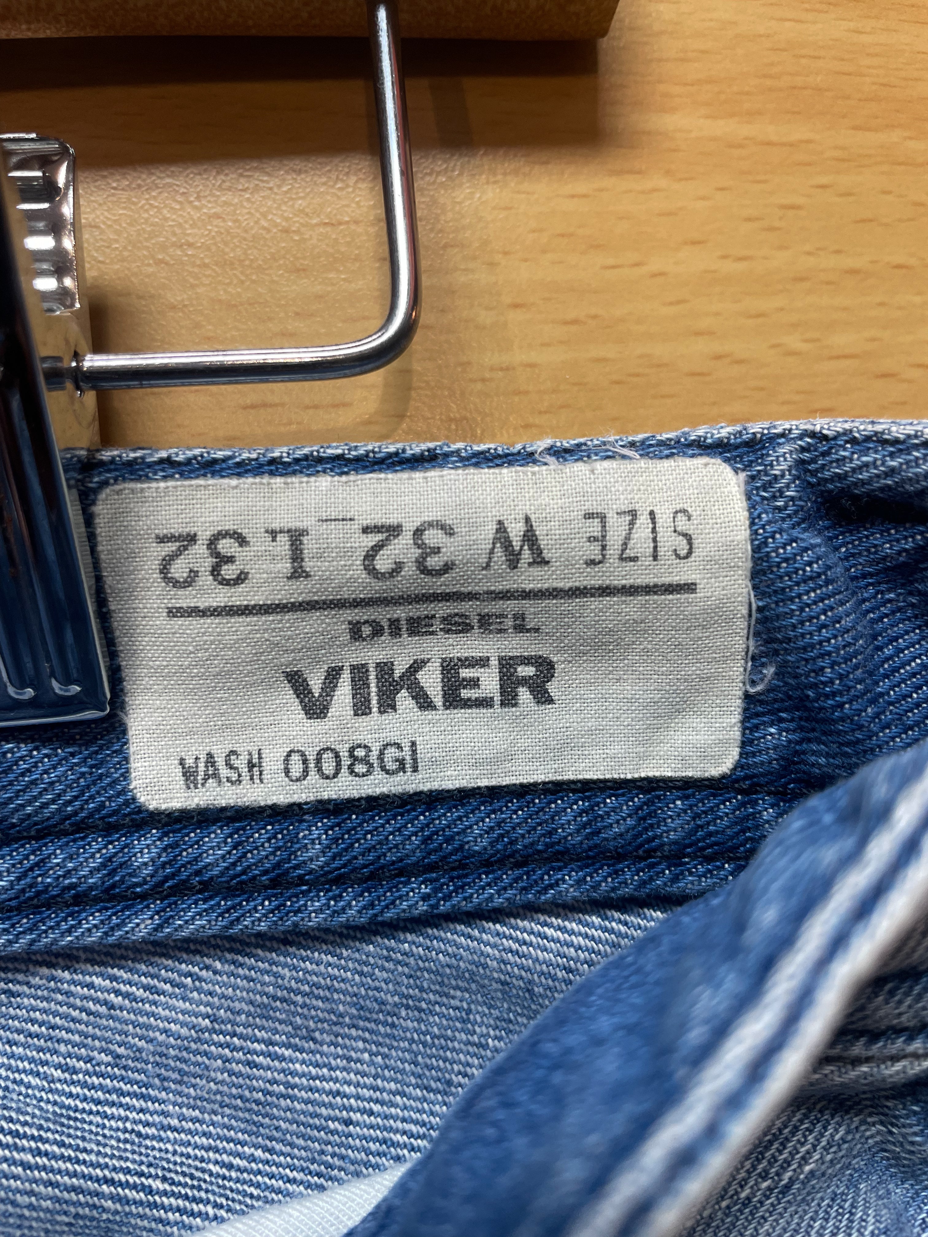 Diesel Washed Denim Jeans - 32 (Medium)