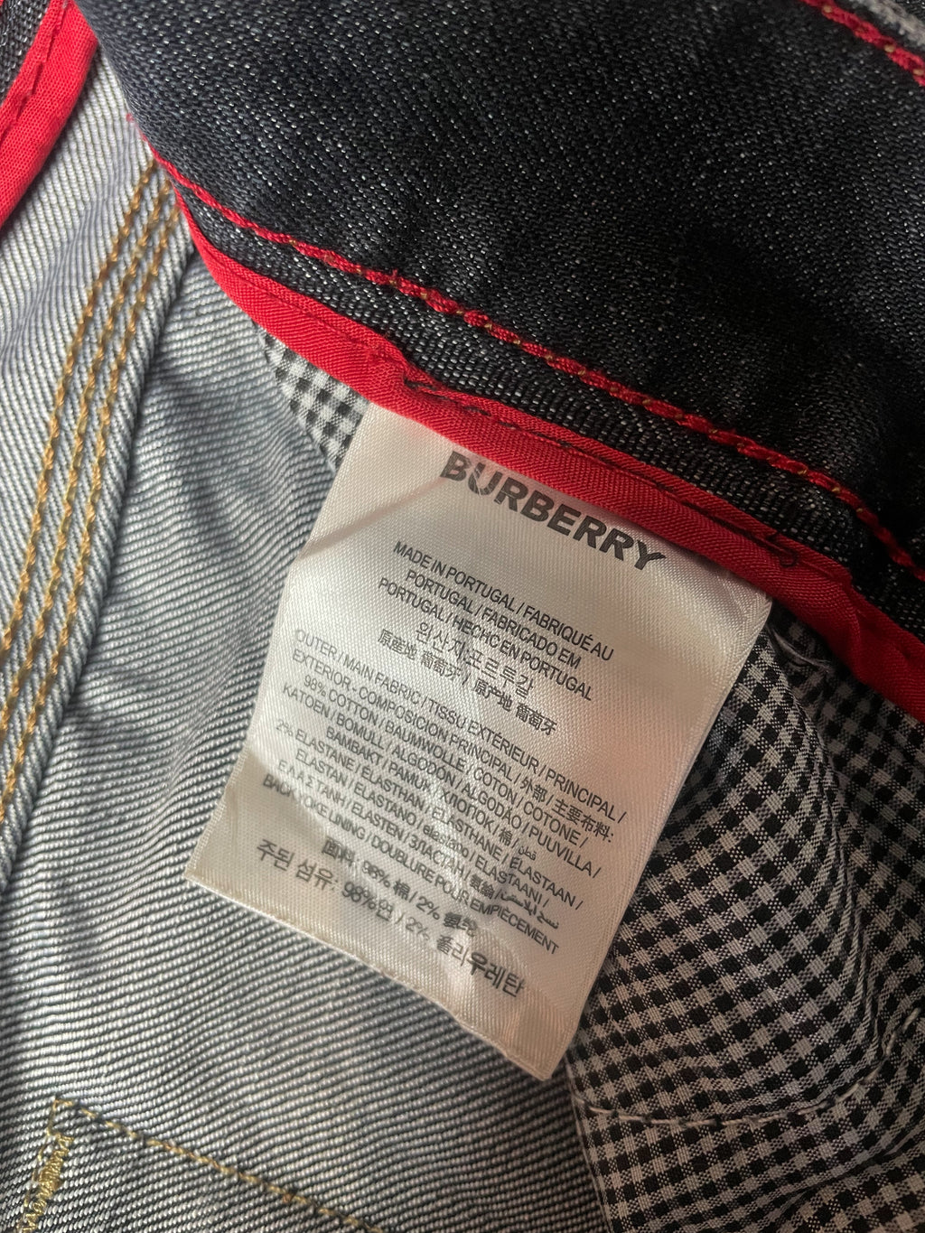 Burberry Denim Jeans - 34 (Large)