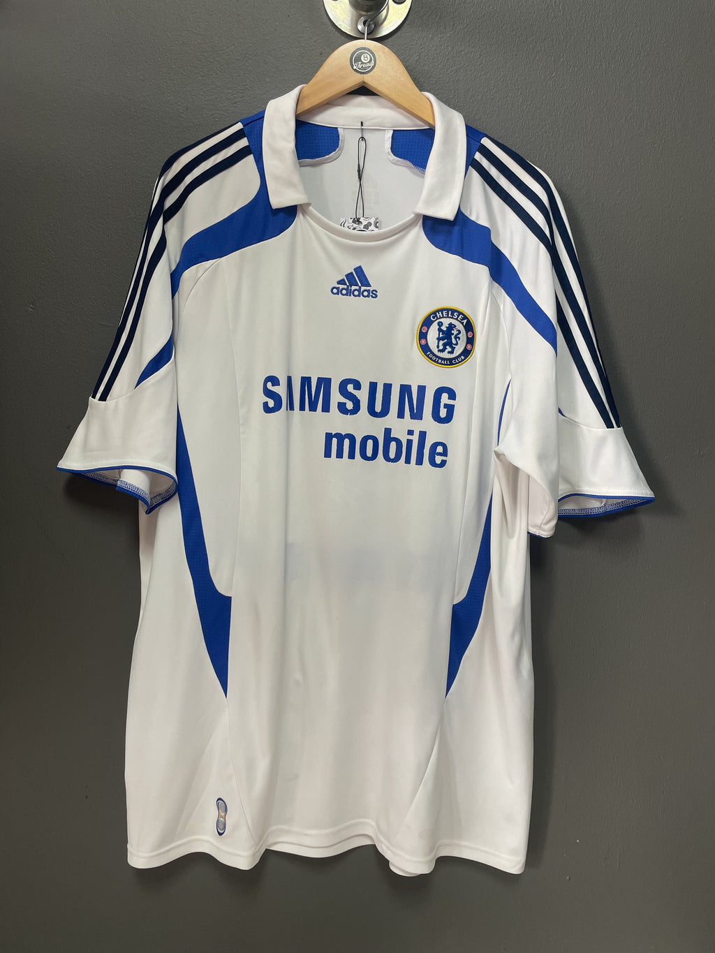 Chelsea FC 2007/08 Adidas Third Kit Football Jersey - XXL
