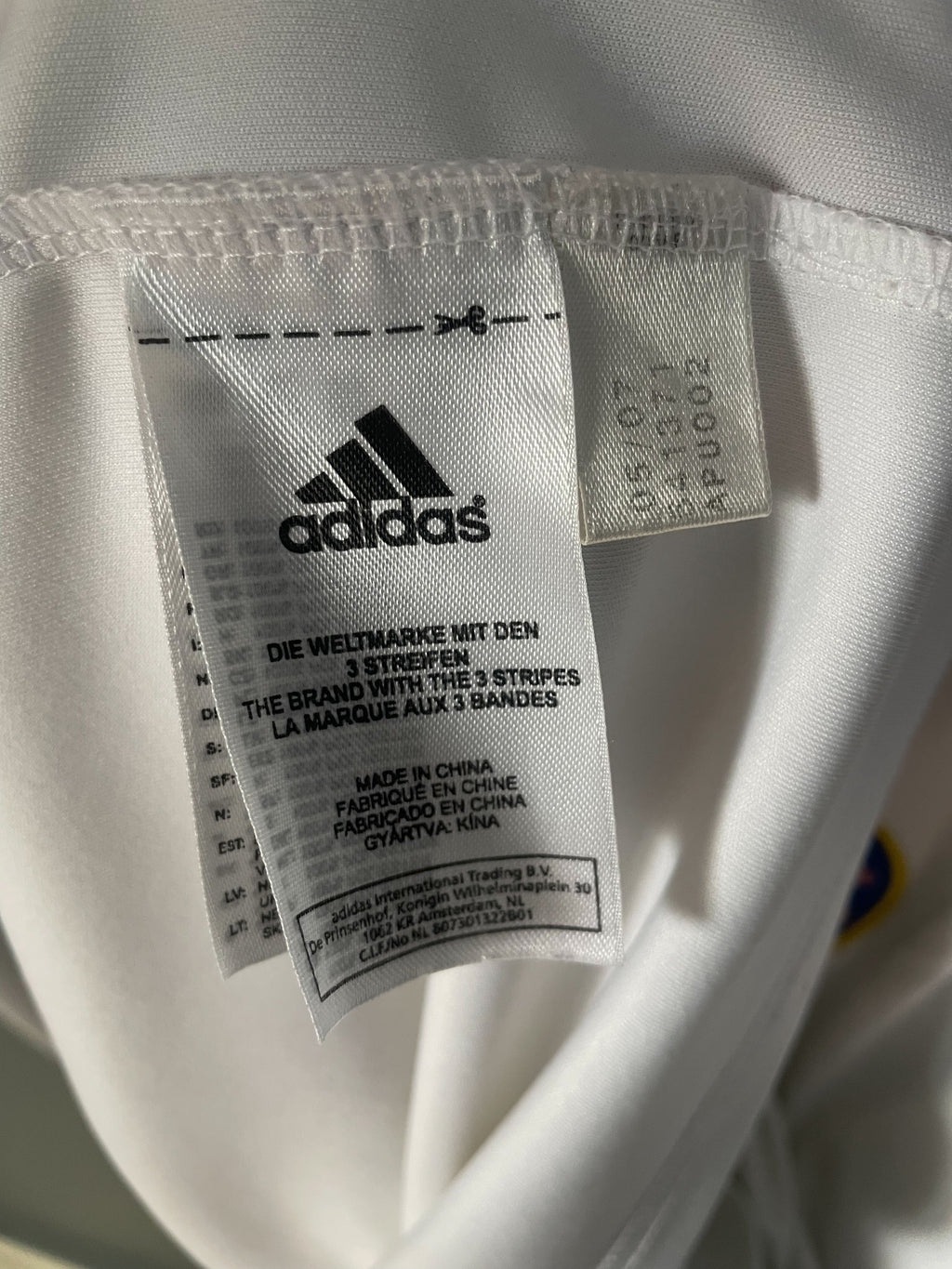 Chelsea FC 2007/08 Adidas Third Kit Football Jersey - XXL