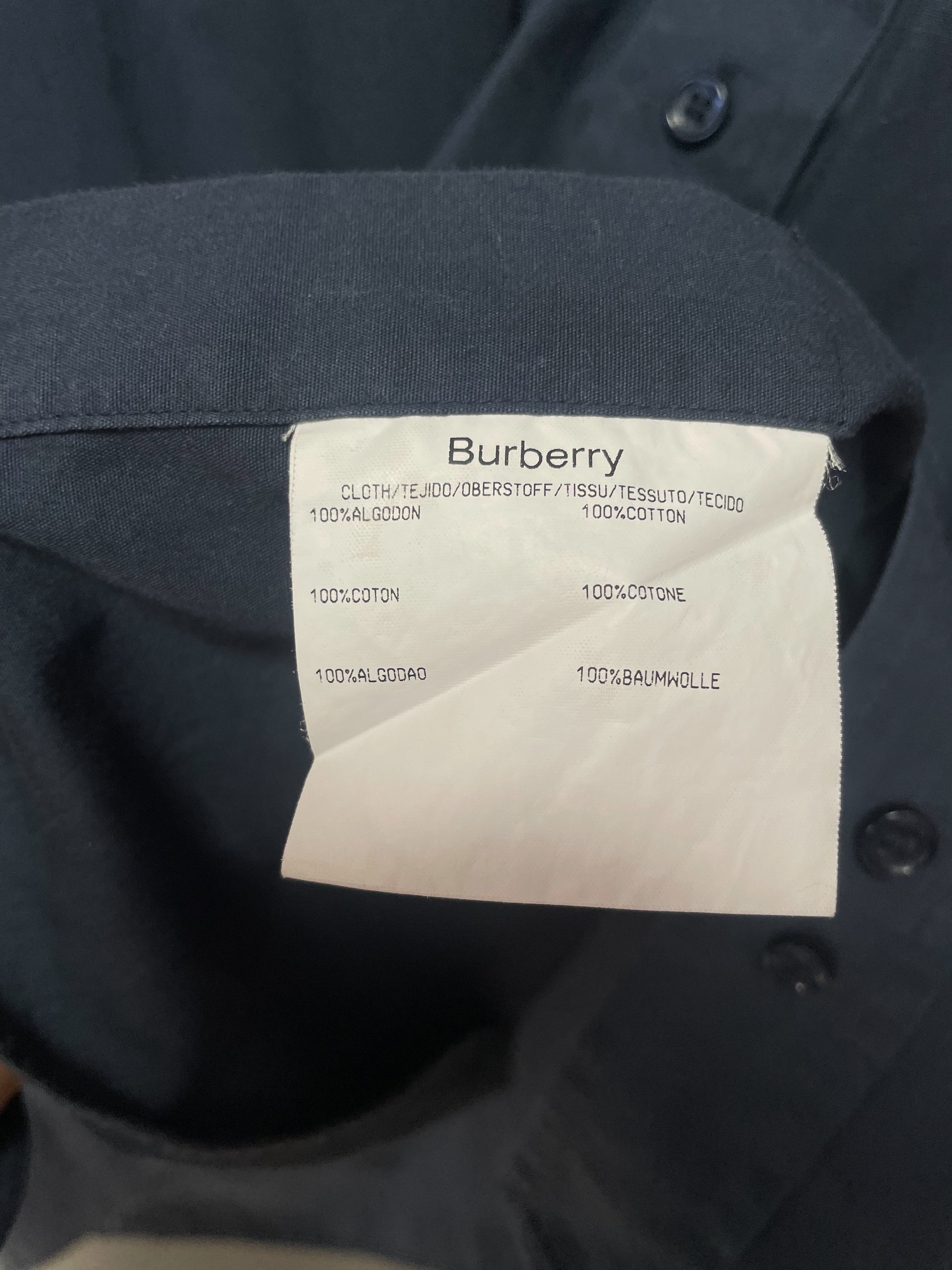 Burberry Pocket S/S Shirt - Medium