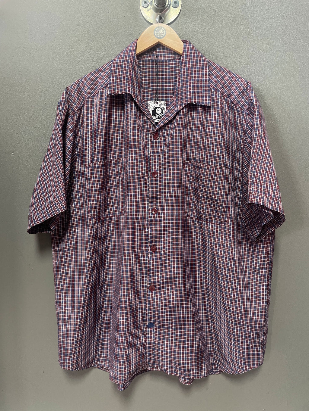 Vintage Check S/S Shirt - Large