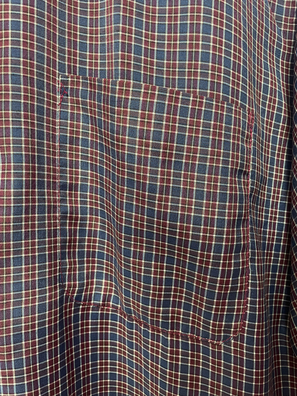 Vintage Check S/S Shirt - Large