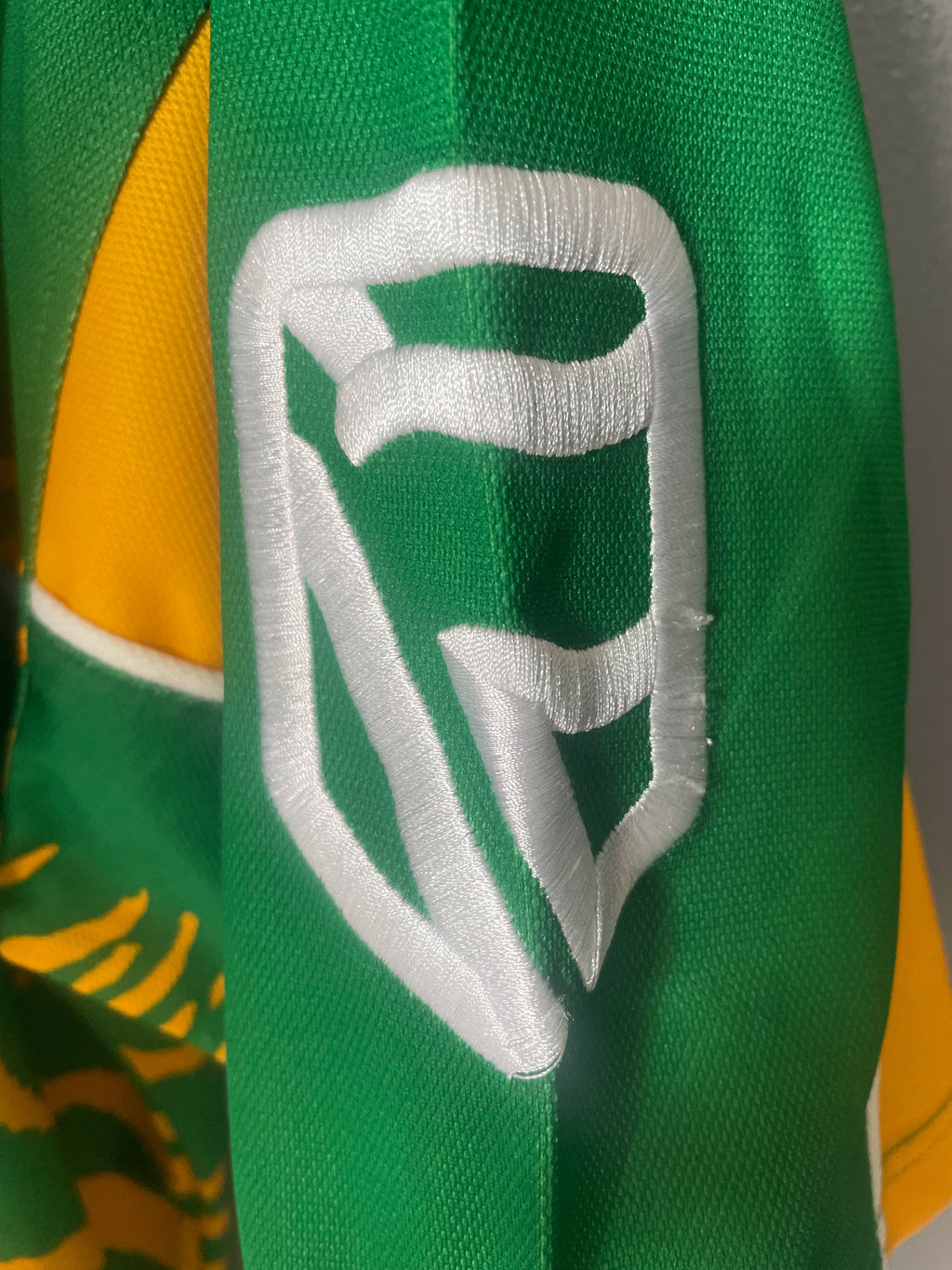 South Africa Proteas "Shaun Pollock" Autographed 2003 Cricket World Cup Jersey - XXL