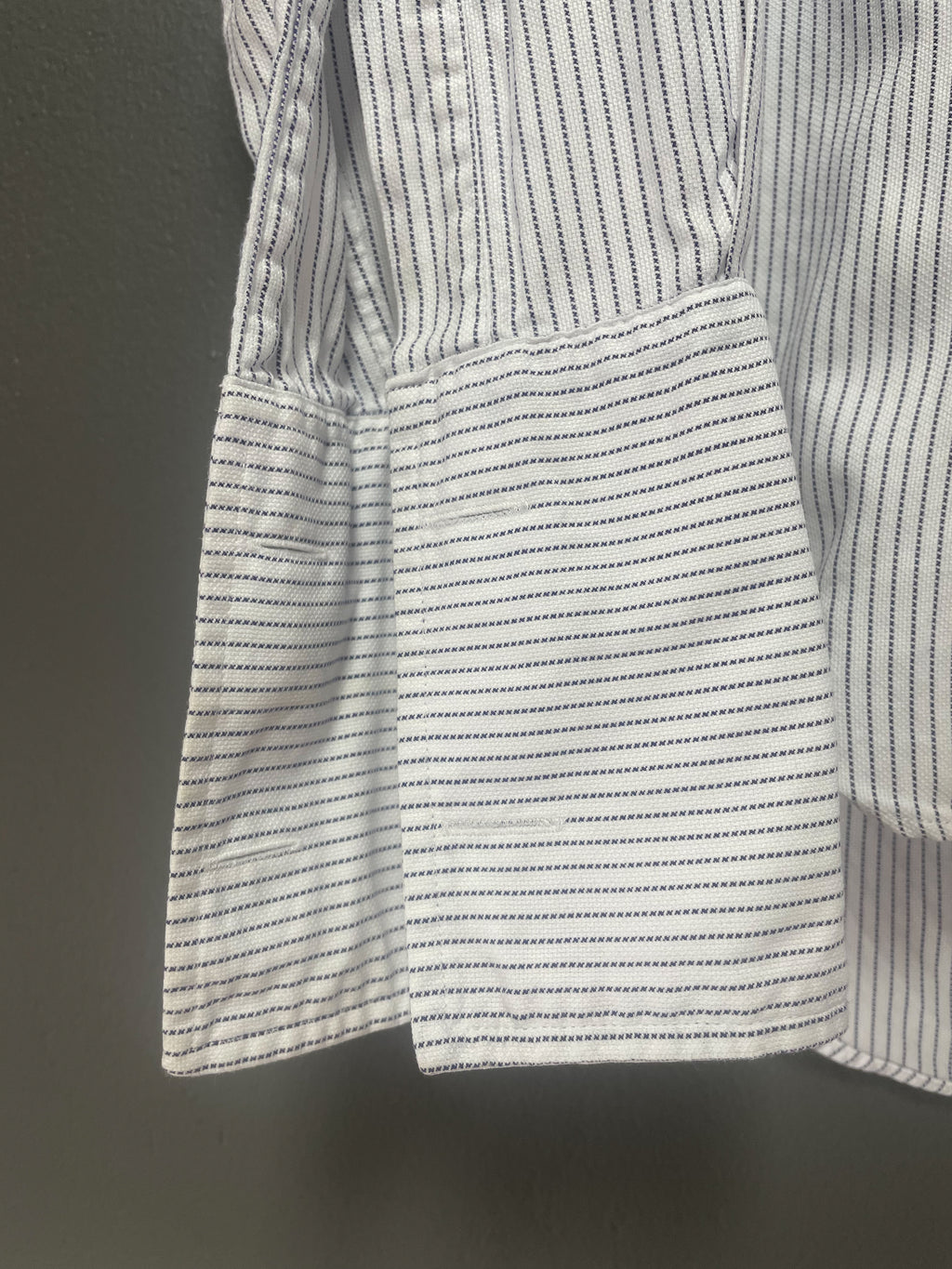 T.M. Lewin Luxury Stripe L/S Shirt - Medium