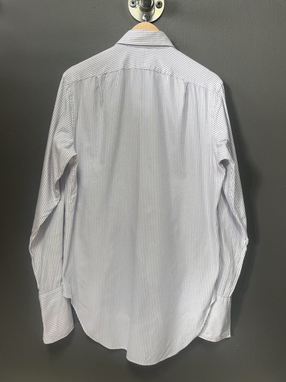T.M. Lewin Luxury Stripe L/S Shirt - Medium