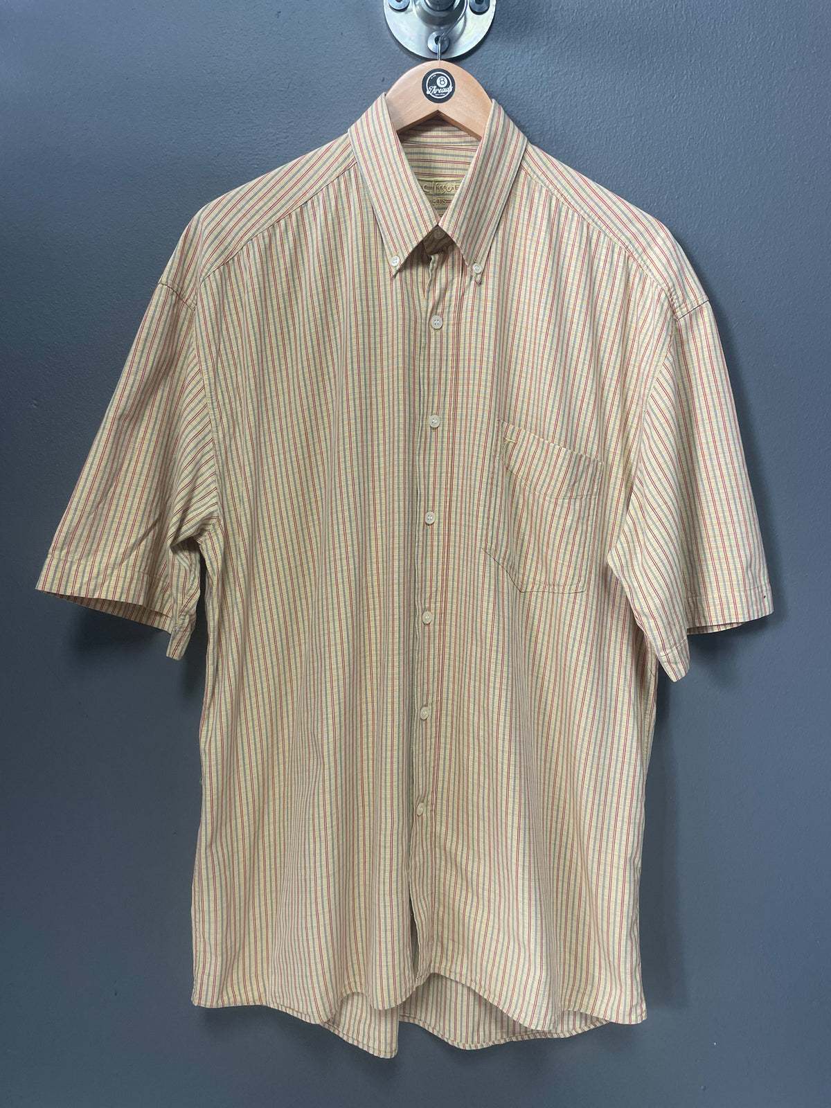 Jac Tissot Check S/S Shirt - Large