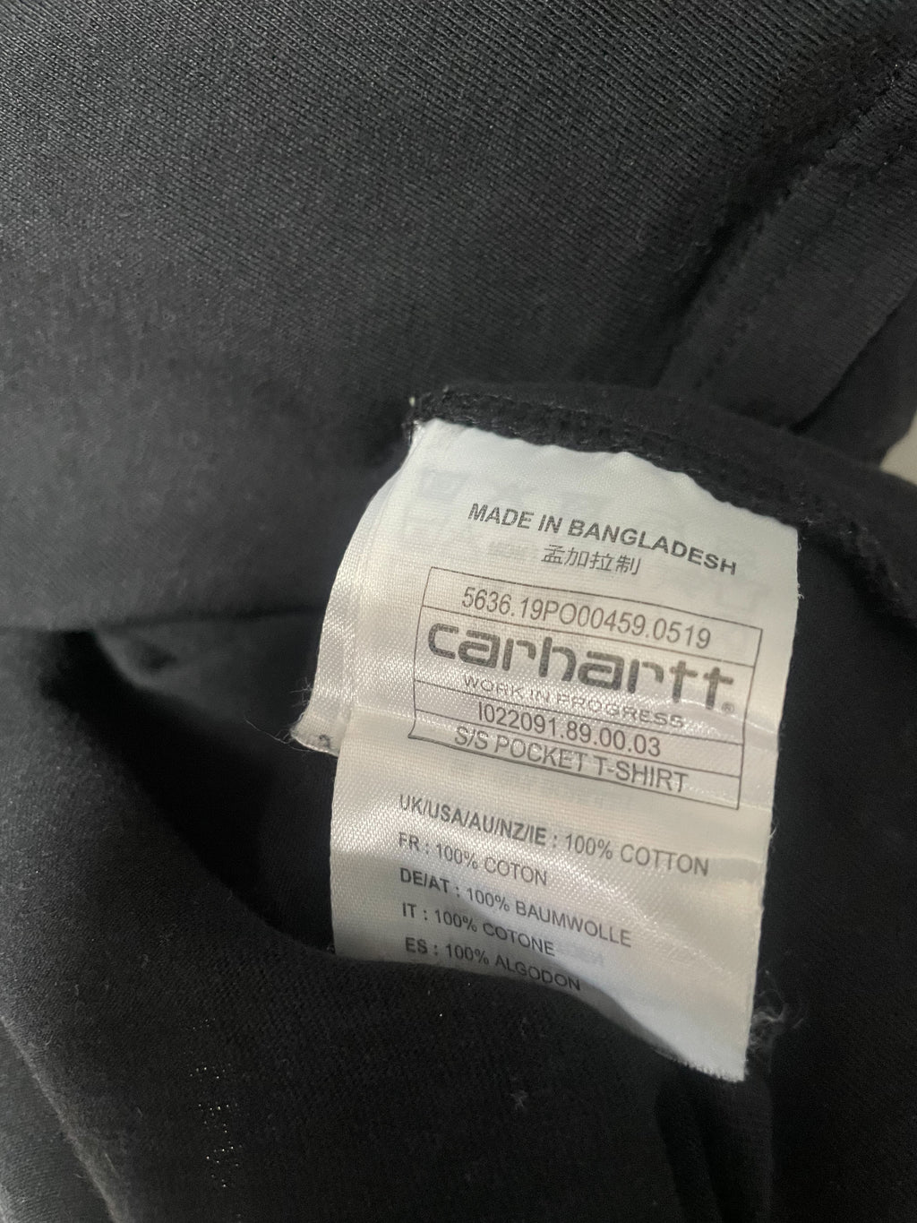 Carhartt Pocket Tee - Small