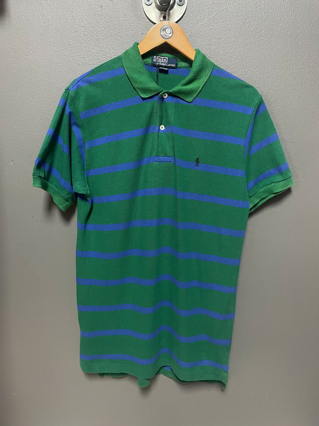 Polo Ralph Lauren Stripe Small Pony S/S Golfer - Medium