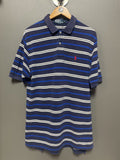 Polo Ralph Lauren Stripe Small Pony S/S Golfer - Large