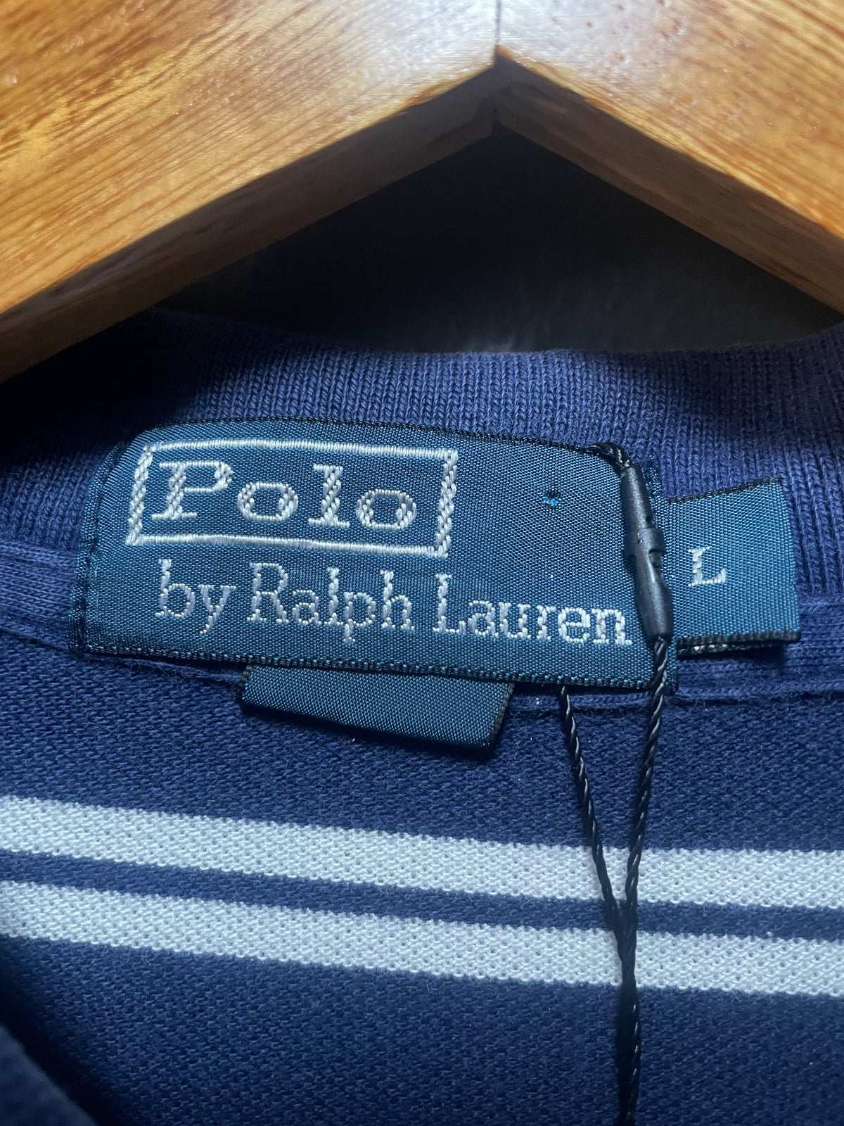 Polo Ralph Lauren Stripe Small Pony S/S Golfer - Large