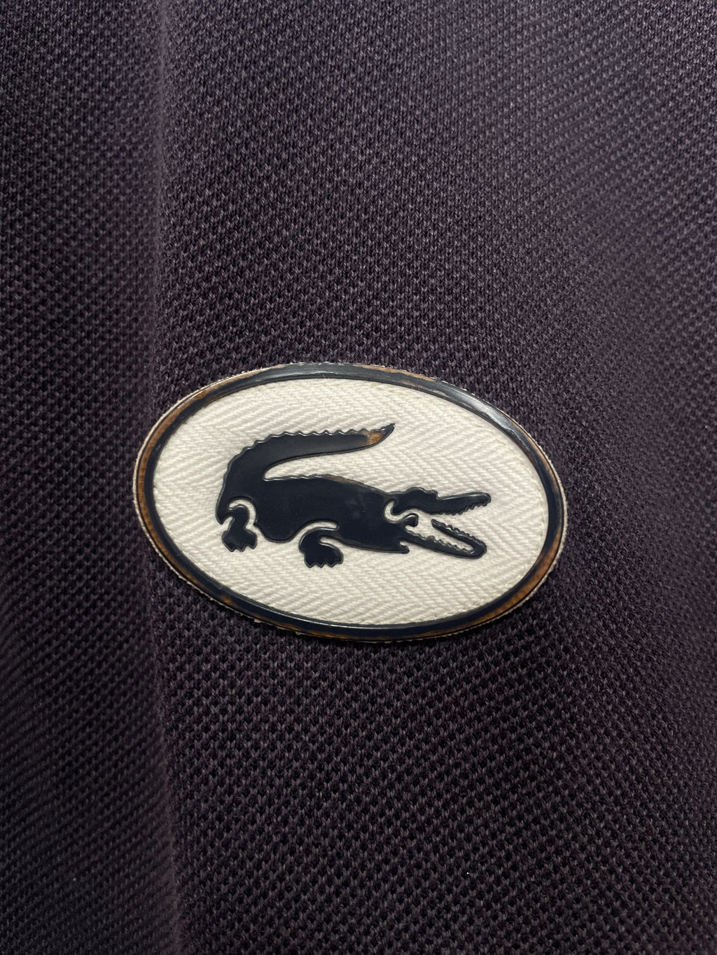 Lacoste Centre Stripe S/S Golfer - Large