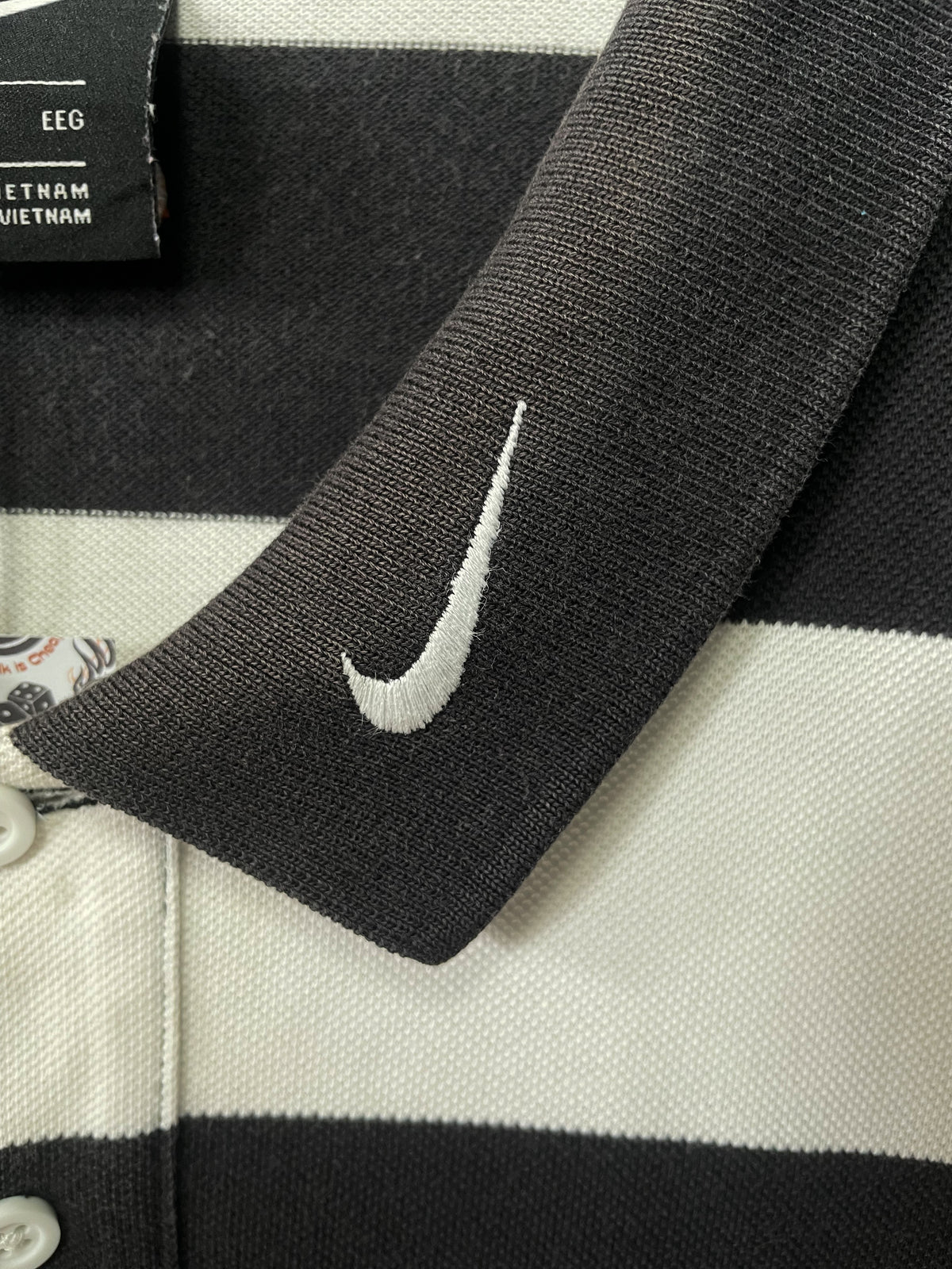 Nike Stripe S/S Golfer - Extra Large