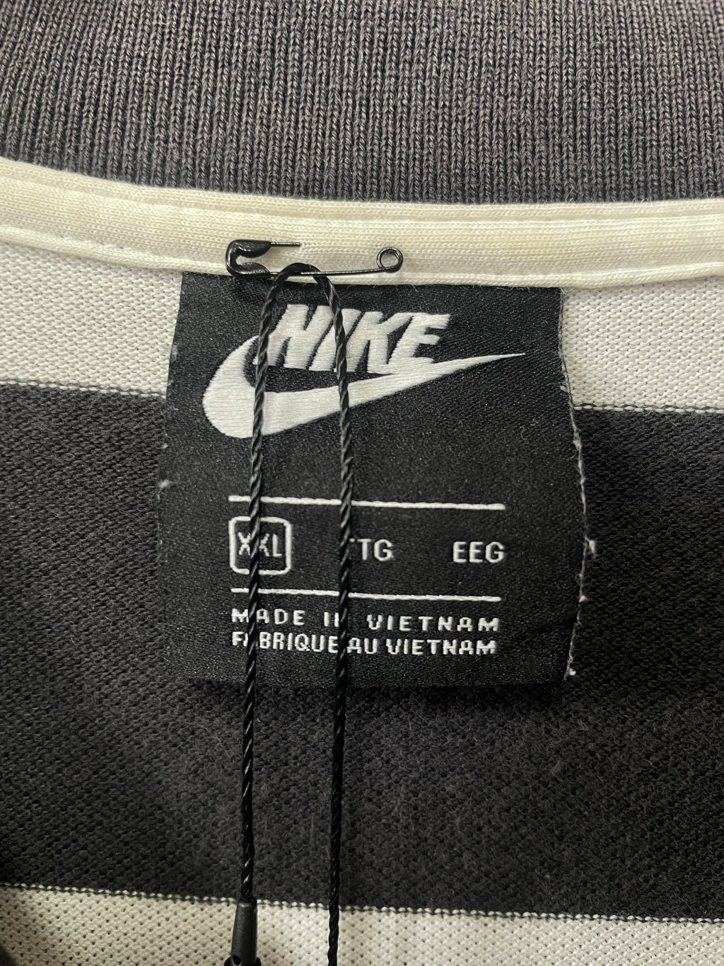 Nike Stripe S/S Golfer - Extra Large