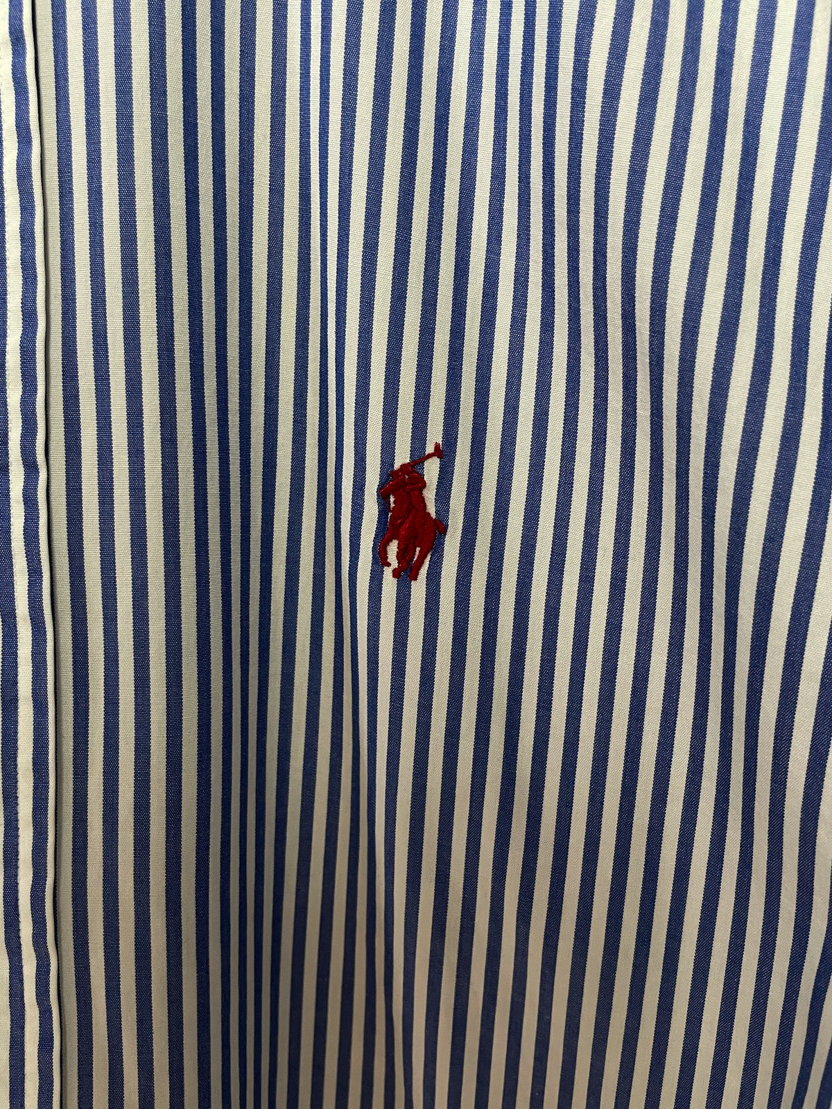 Polo Ralph Lauren Ladies Stripe Small Pony Shirt - Small