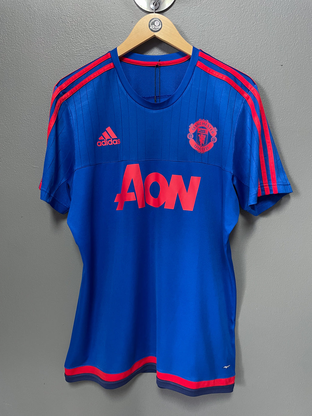 Manchester United 2015/16 Adidas Training Football Jersey - Large
