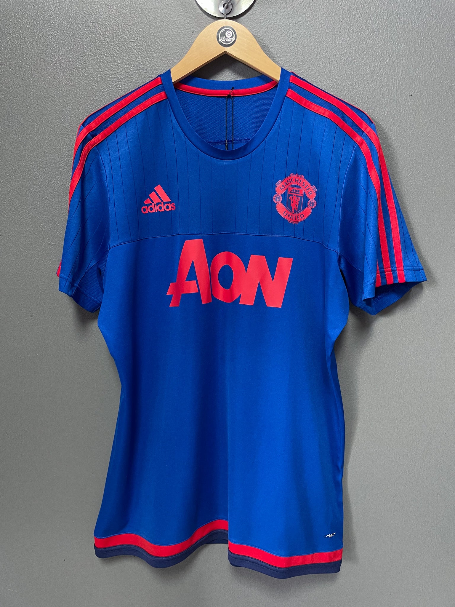 Manchester United 2015/16 Adidas Training Football Jersey - Large