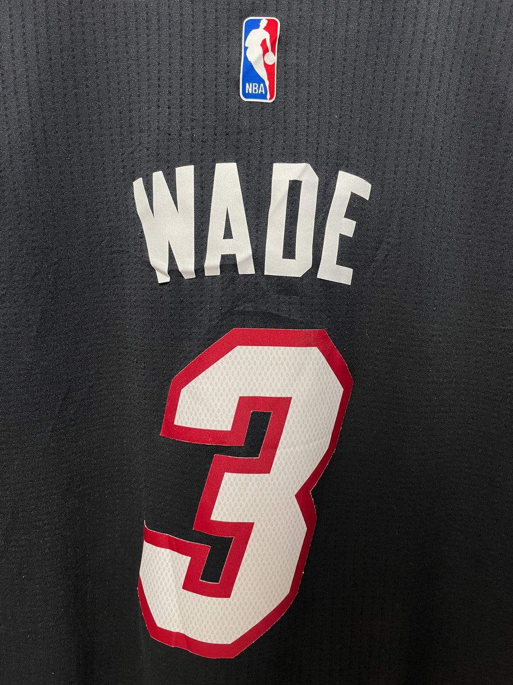 Miami Heat NBA Adidas Wade 3 Basketball Vest - Large