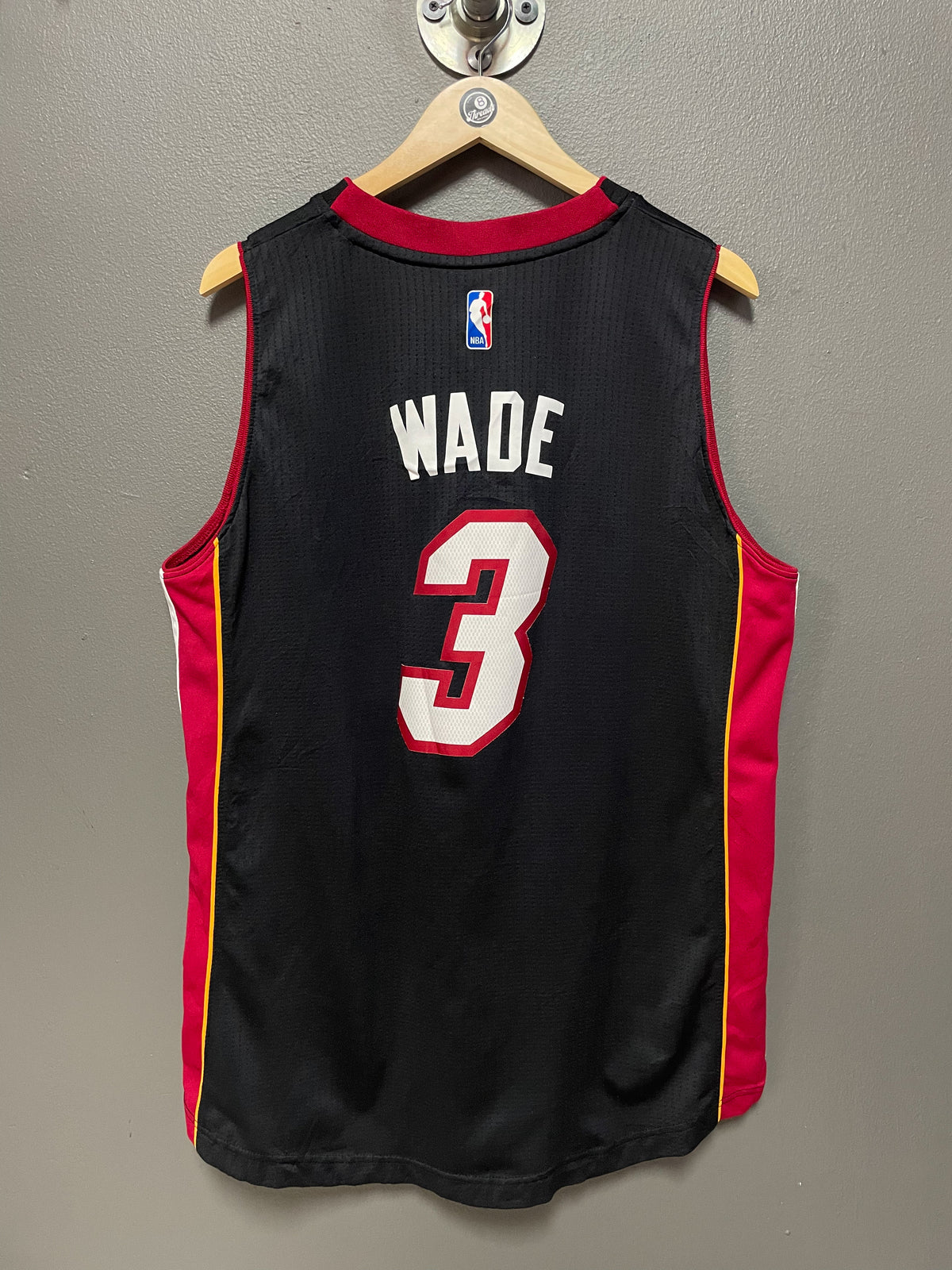Miami Heat NBA Adidas Wade 3 Basketball Vest - Large