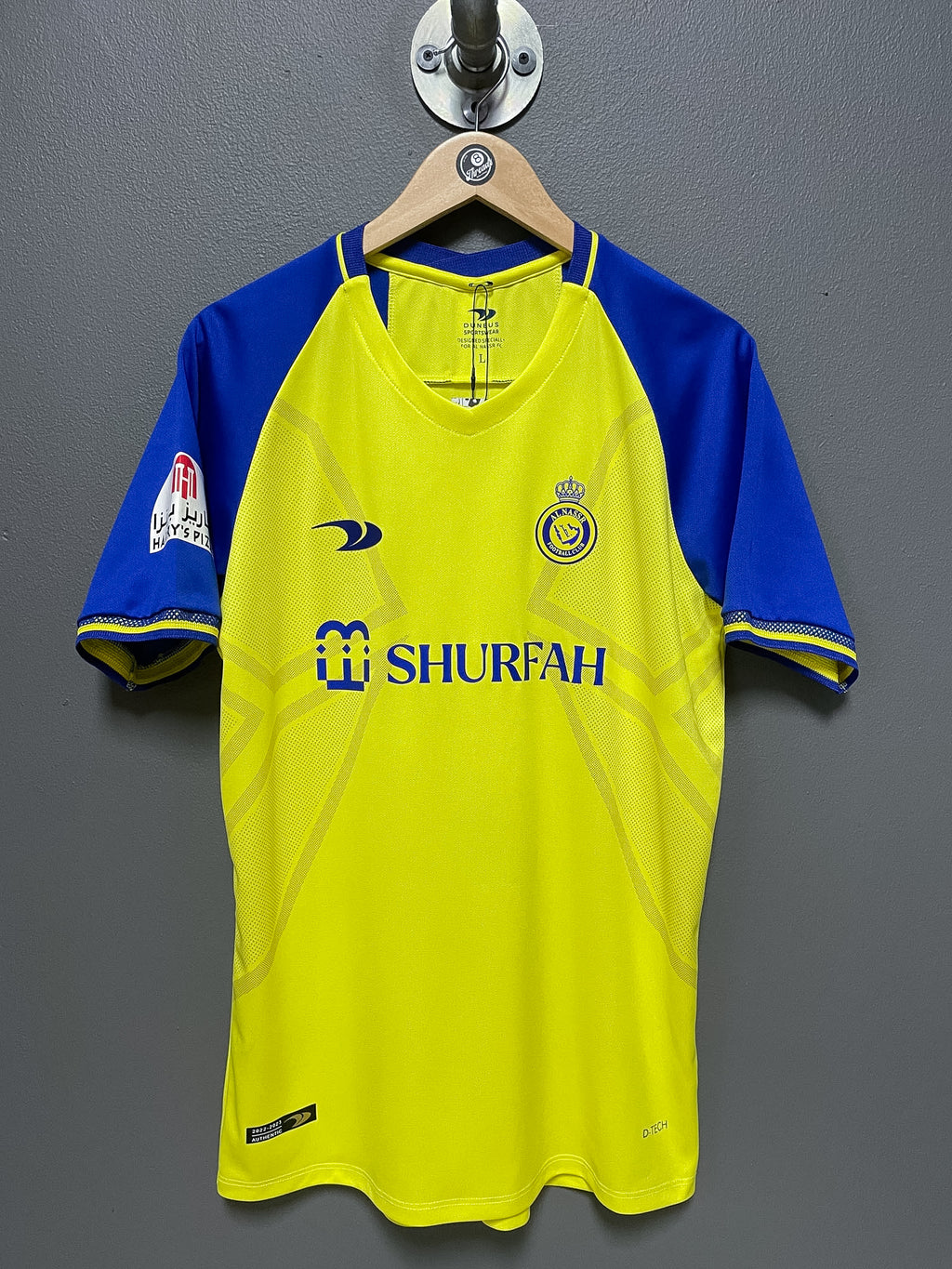 Al Nassr "Ronaldo CR7" 2022/23 Home Football Jersey - Large